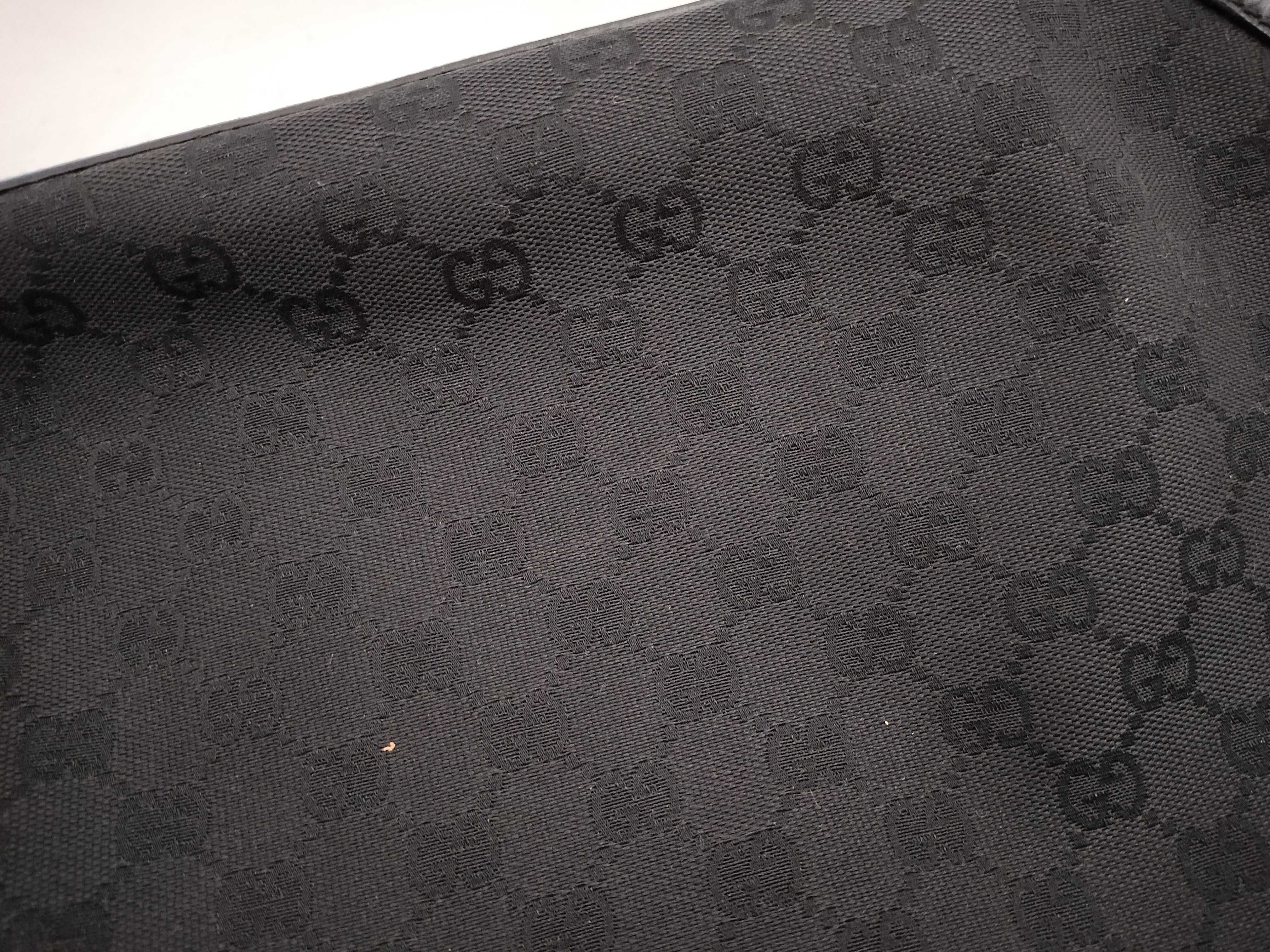 GG Canvas Horsebit Tote Bag (Black) — view 12