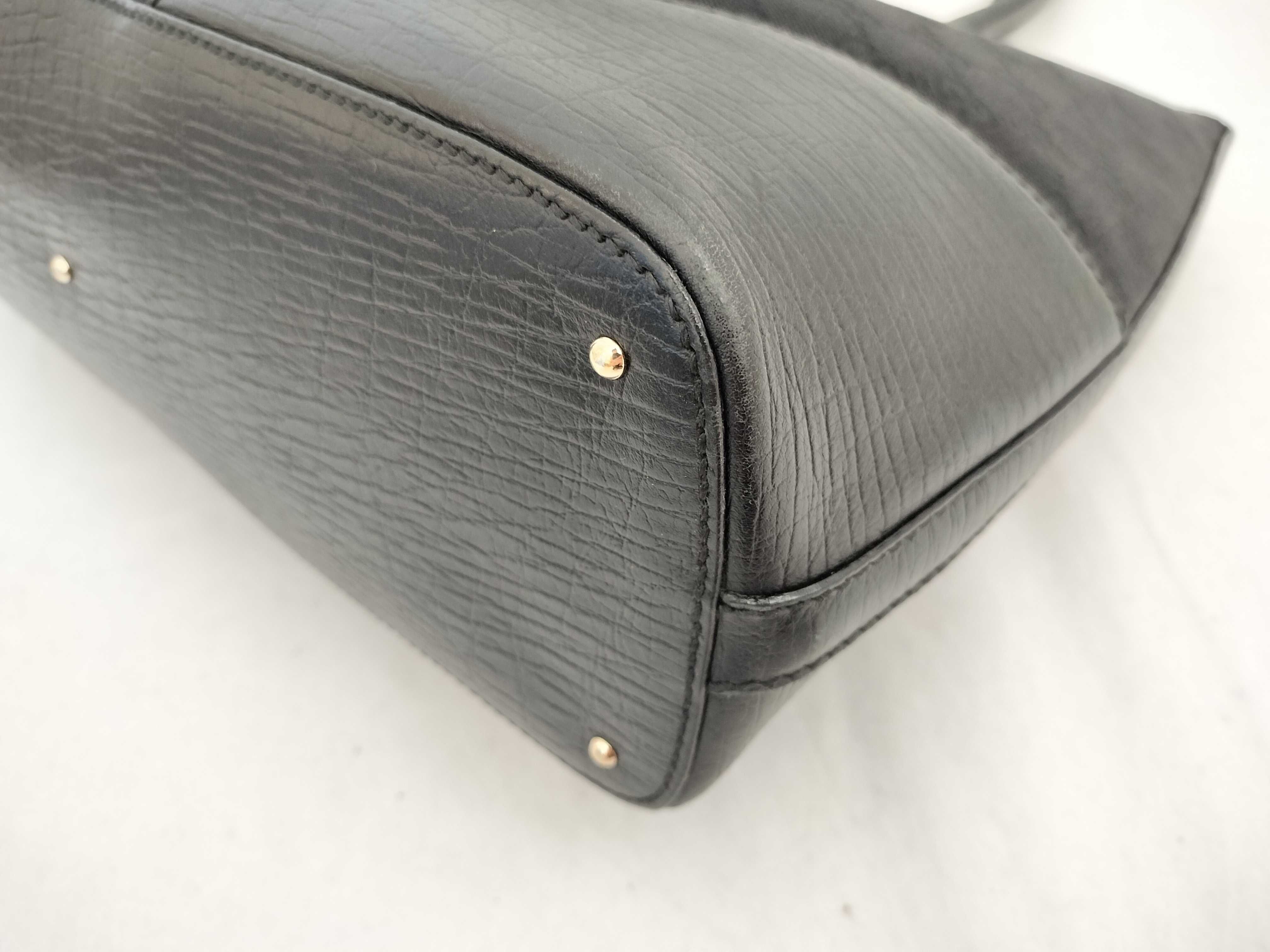 GG Canvas Horsebit Tote Bag (Black) — view 6