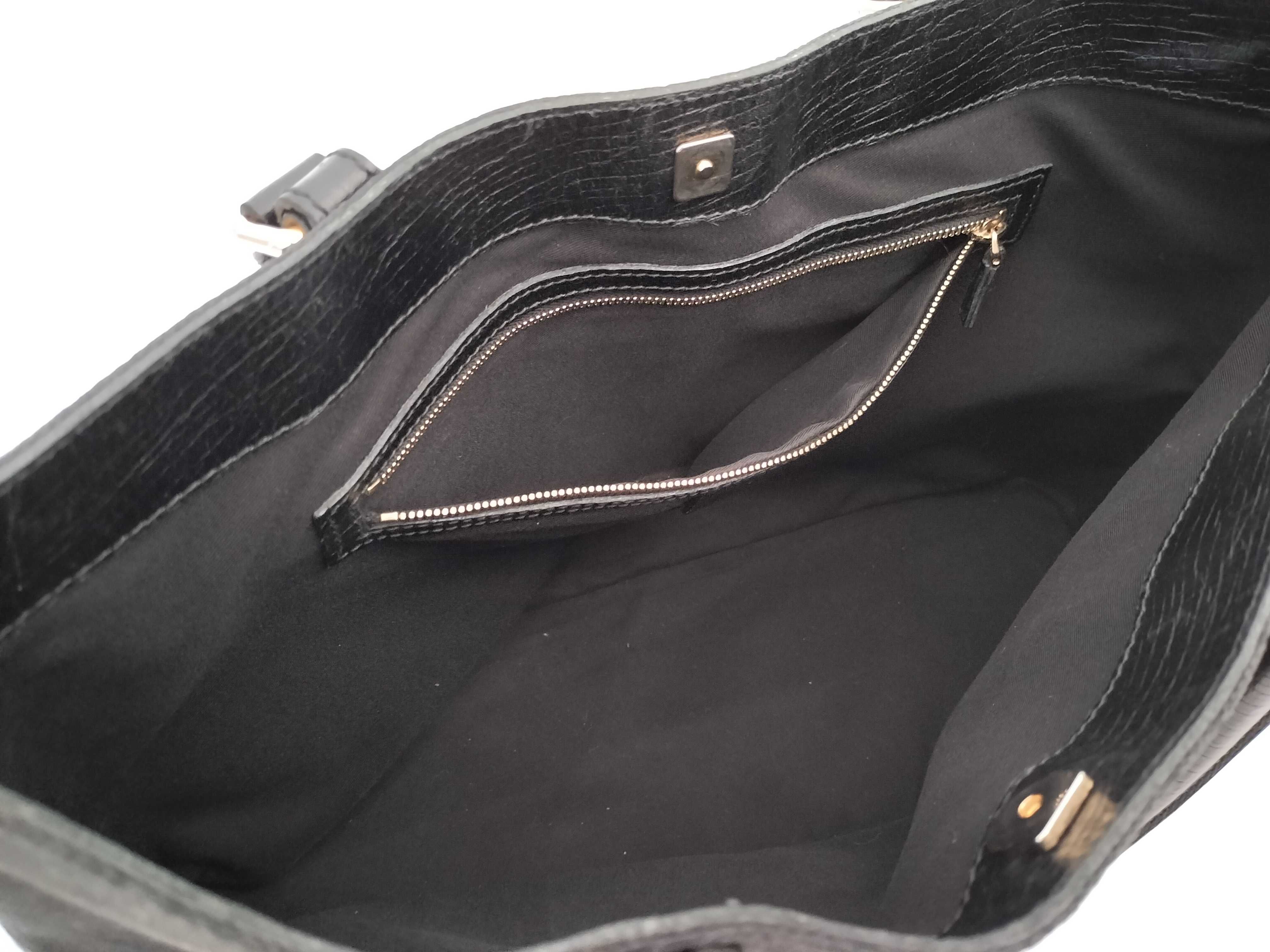 GG Canvas Horsebit Tote Bag (Black) — view 9