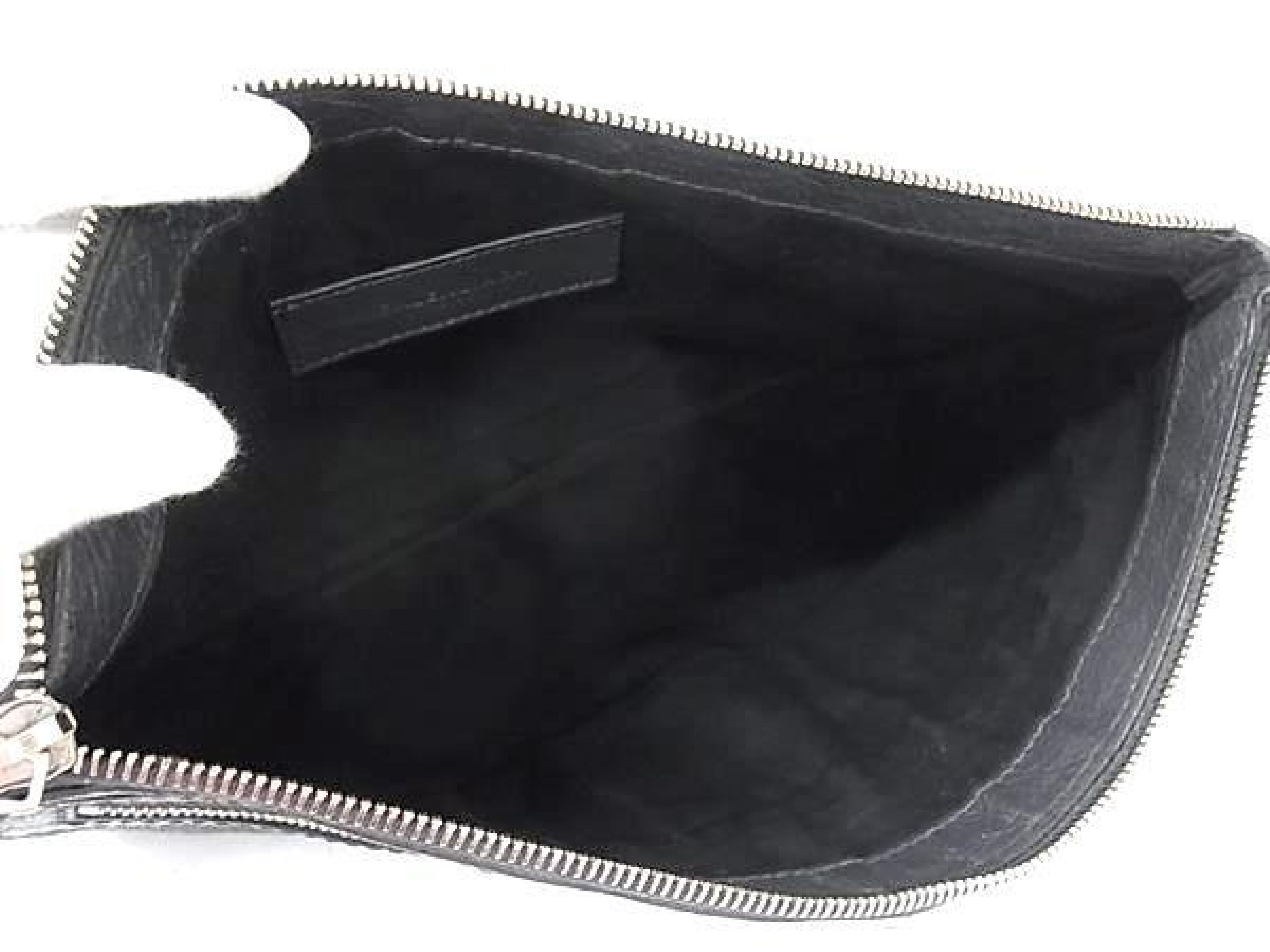 273022 Classic Clip M Leather Second Men's Clutch Bag, Gray (BQ7722) — view 4