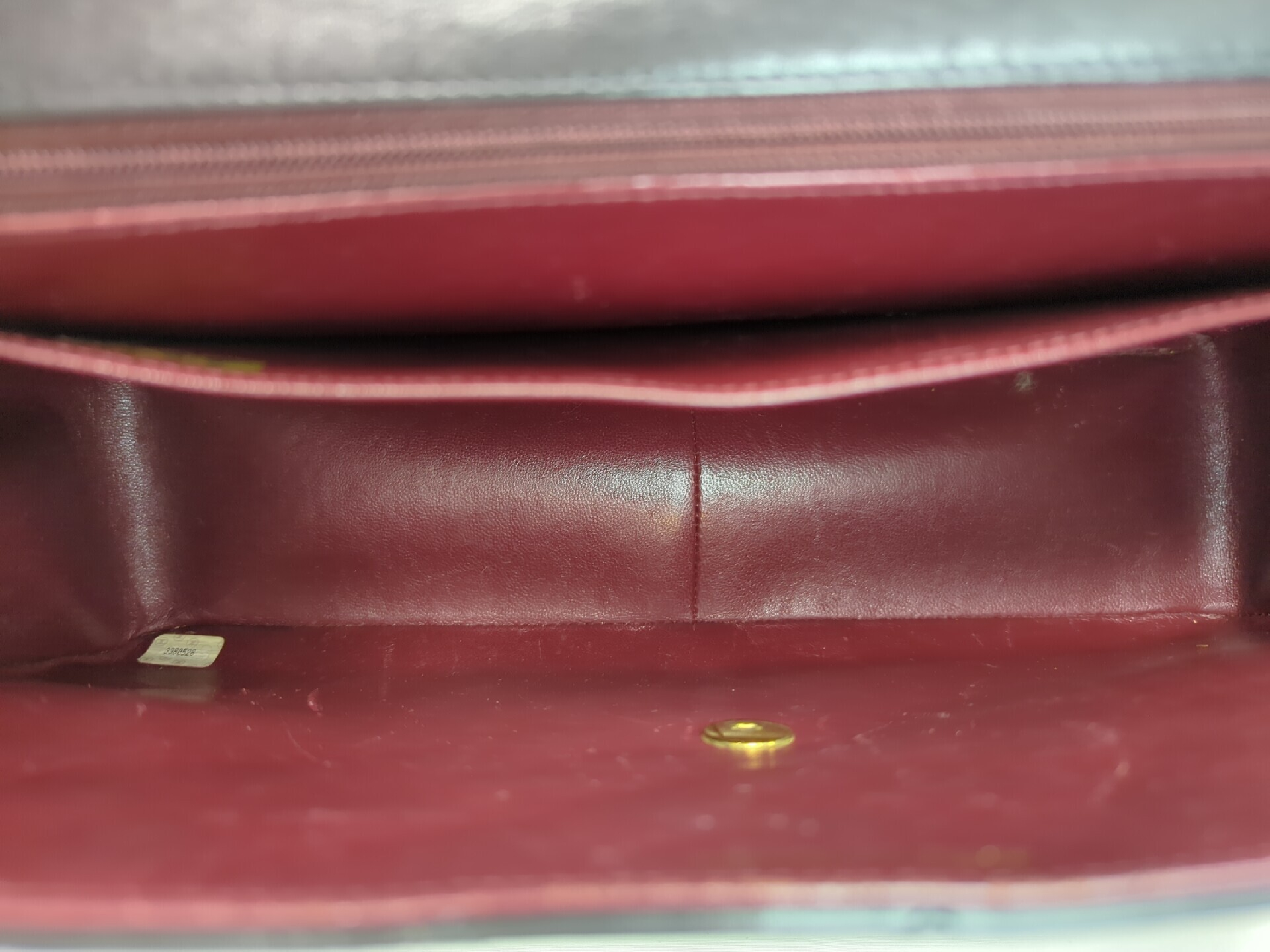 Lambskin Large Matelassé 34 Black Gold Hardware 3 Series Shoulder Bag — view 11
