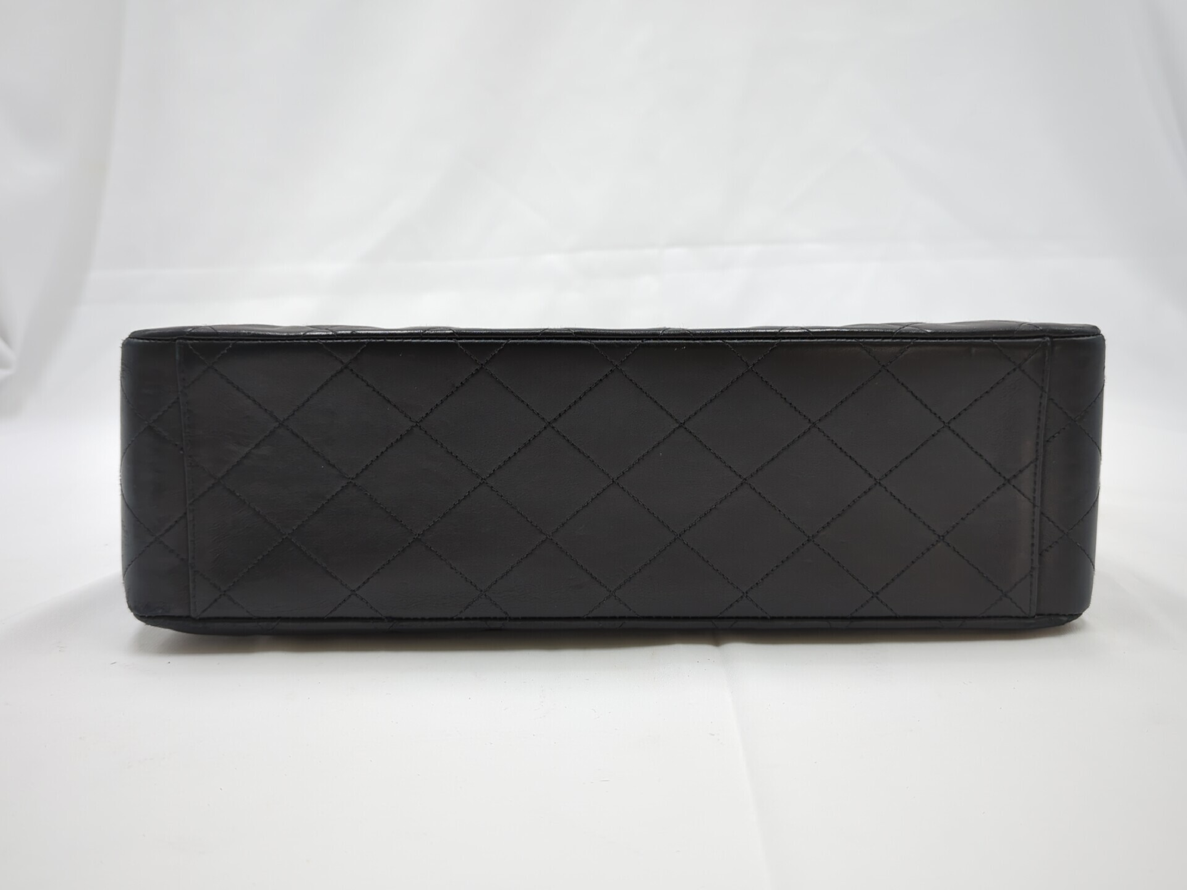Lambskin Large Matelassé 34 Black Gold Hardware 3 Series Shoulder Bag — view 5