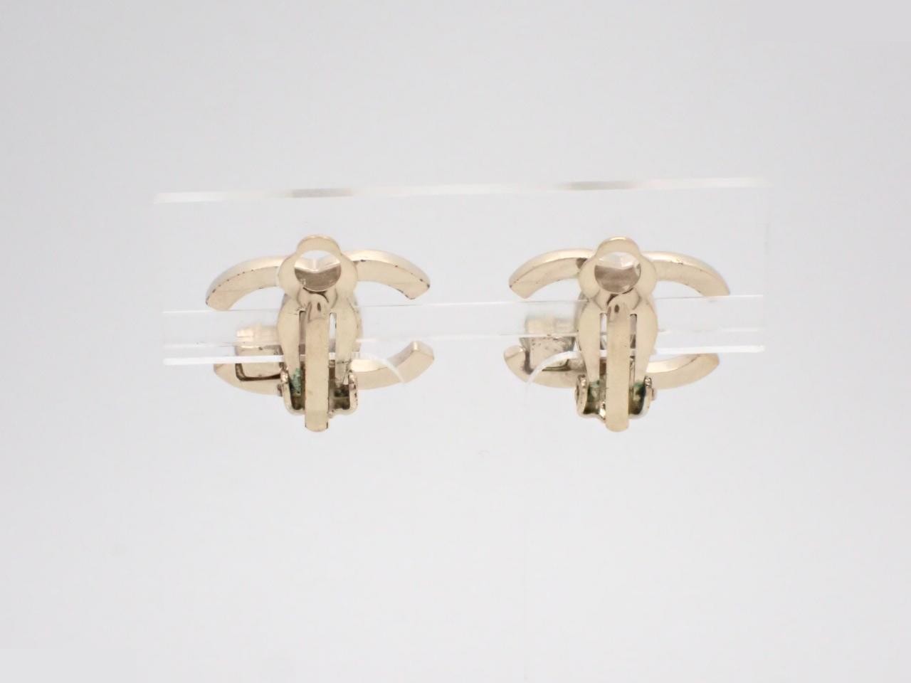Coco Rhinestone Gold Earrings 05P — view 2