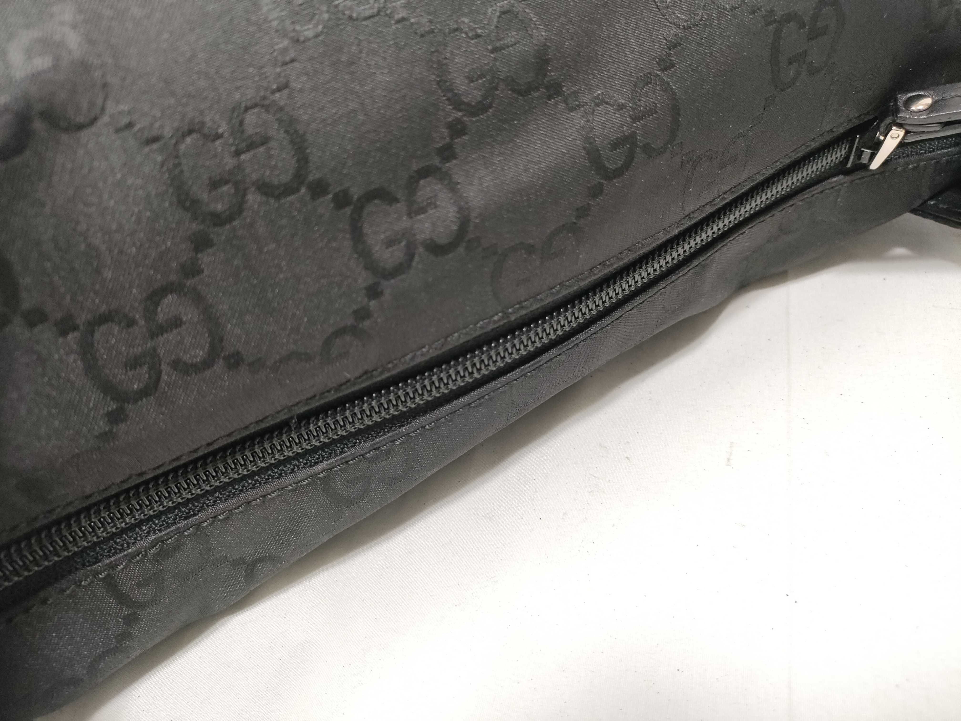 GG Canvas Tote Bag, Black, 101292 Tote Bag — view 11