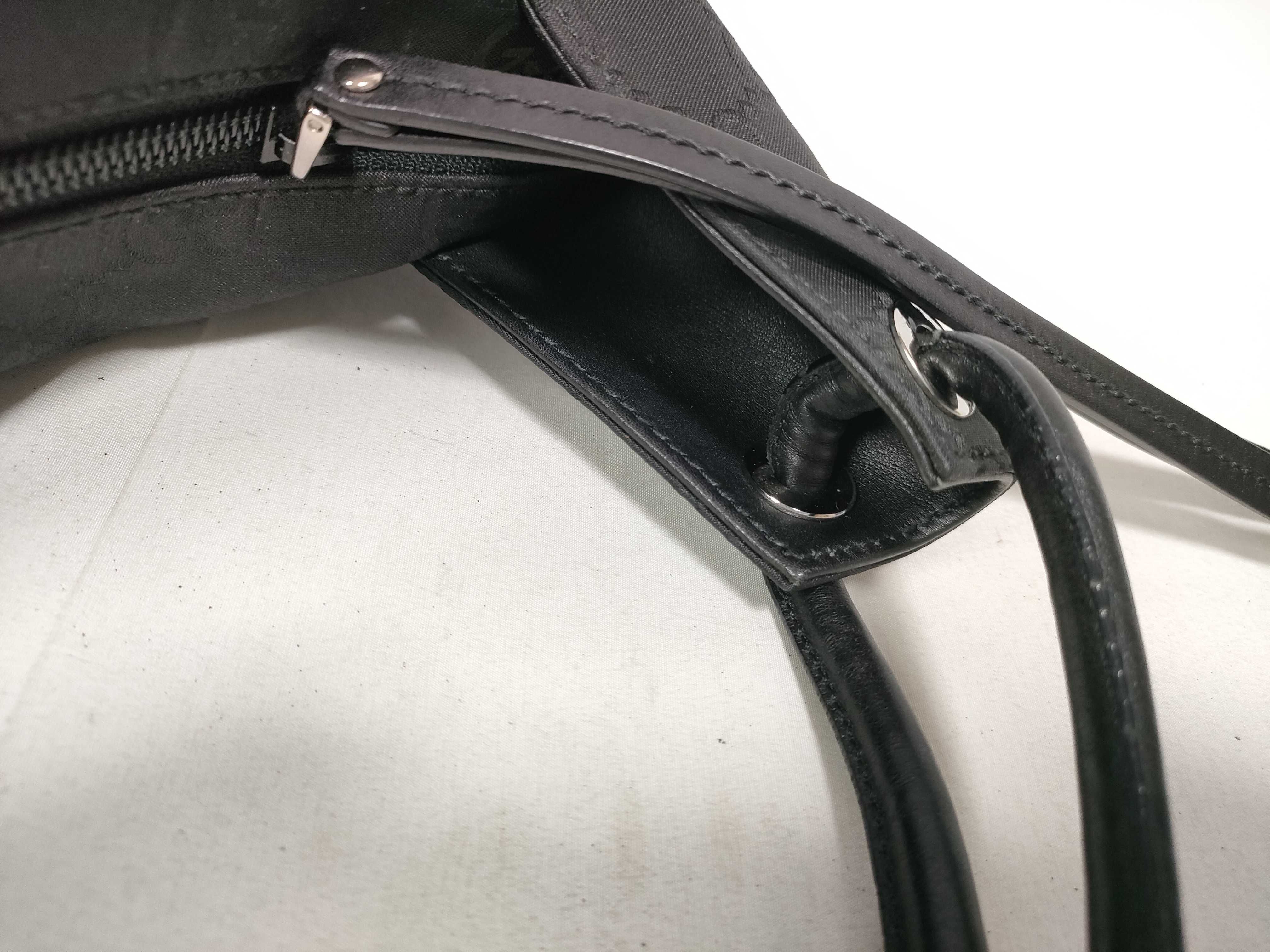 GG Canvas Tote Bag, Black, 101292 Tote Bag — view 9