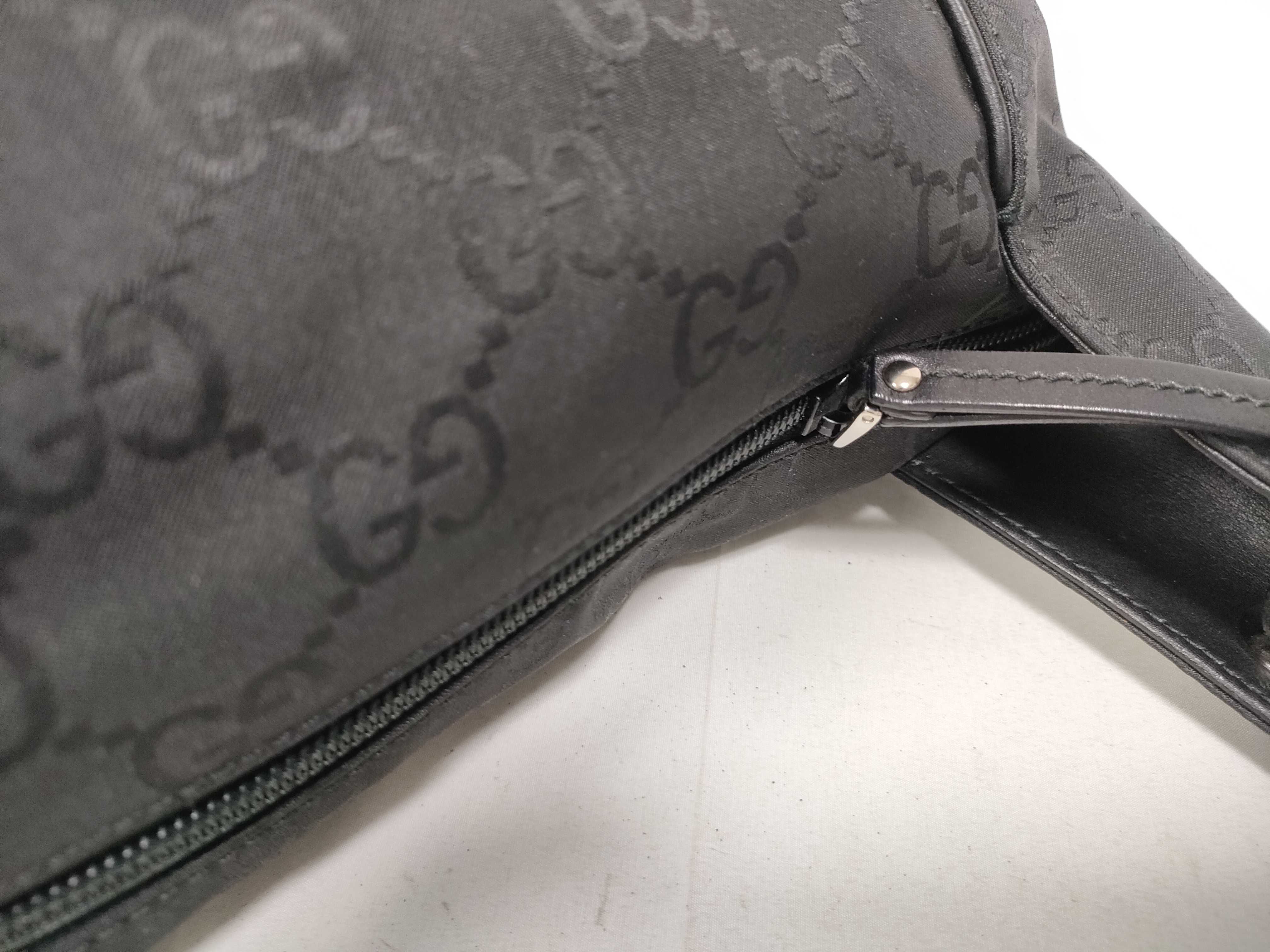 GG Canvas Tote Bag, Black, 101292 Tote Bag — view 10