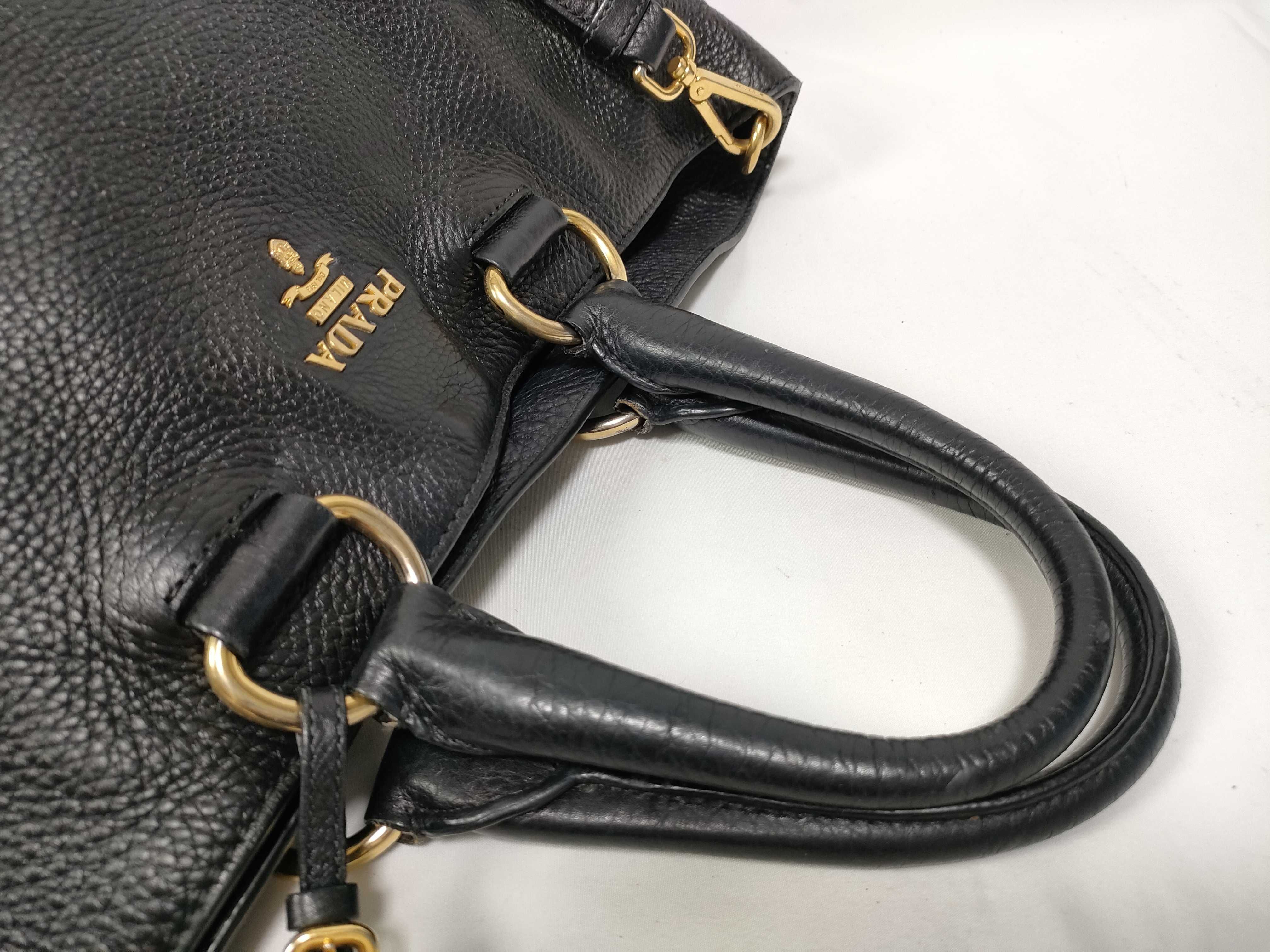 Vitello Daino Miranda Kerr Tote Bag Black BN1713 Tote Bag — view 7