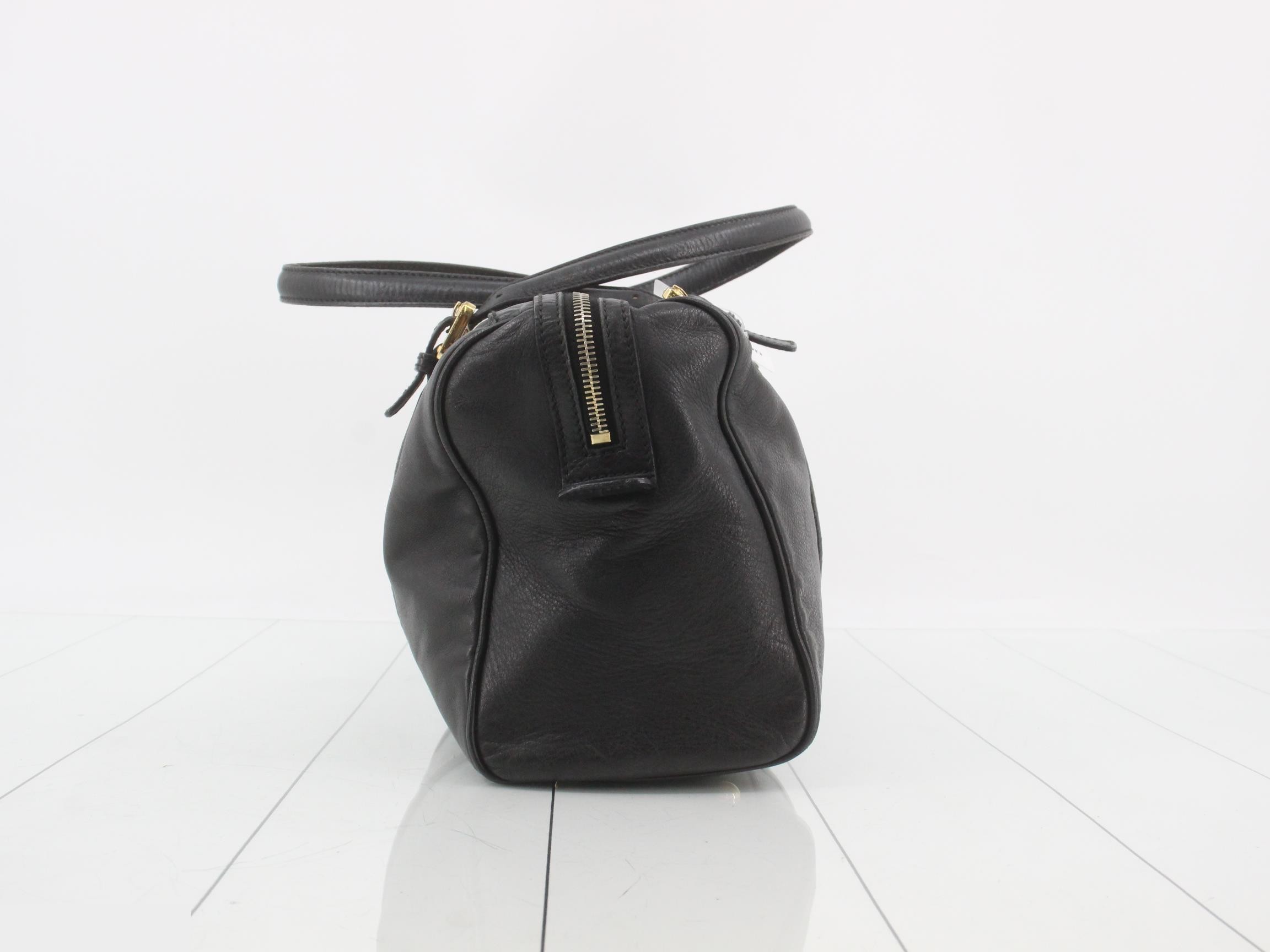 Interlocking Leather Handbag — view 3