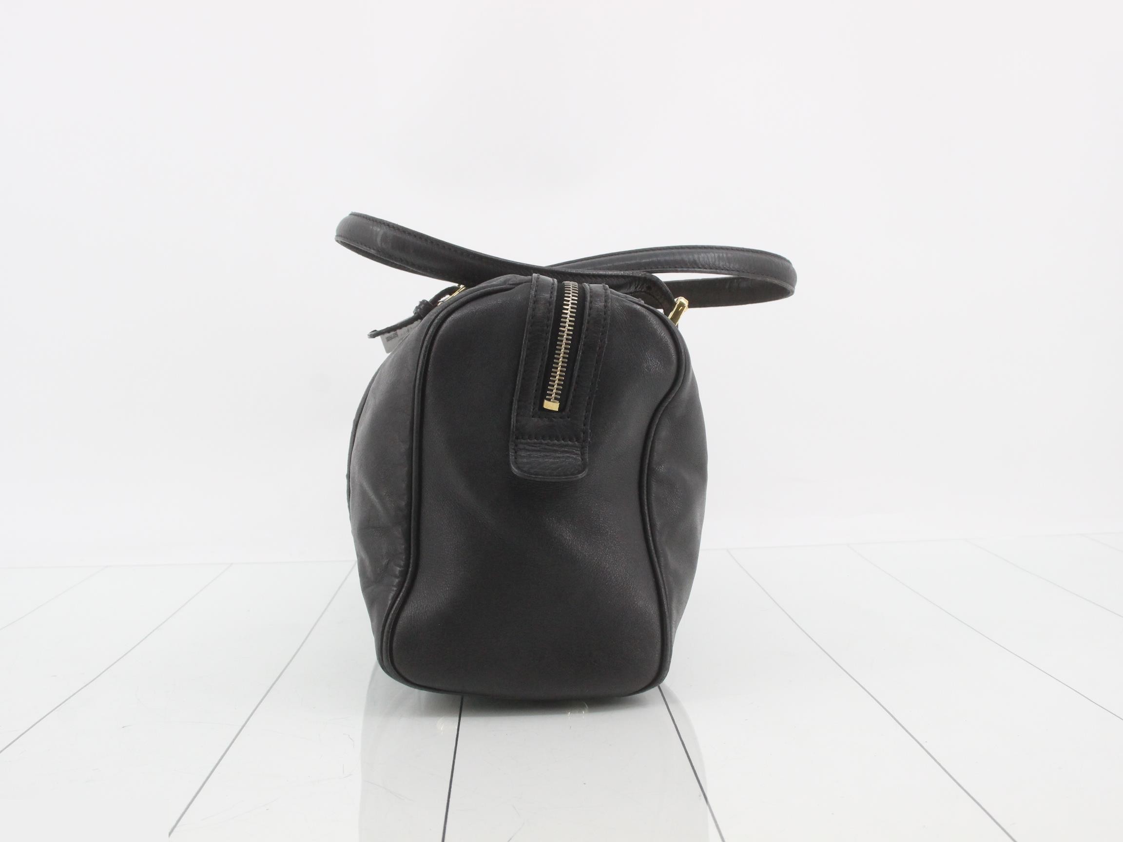 Interlocking Leather Handbag — view 4