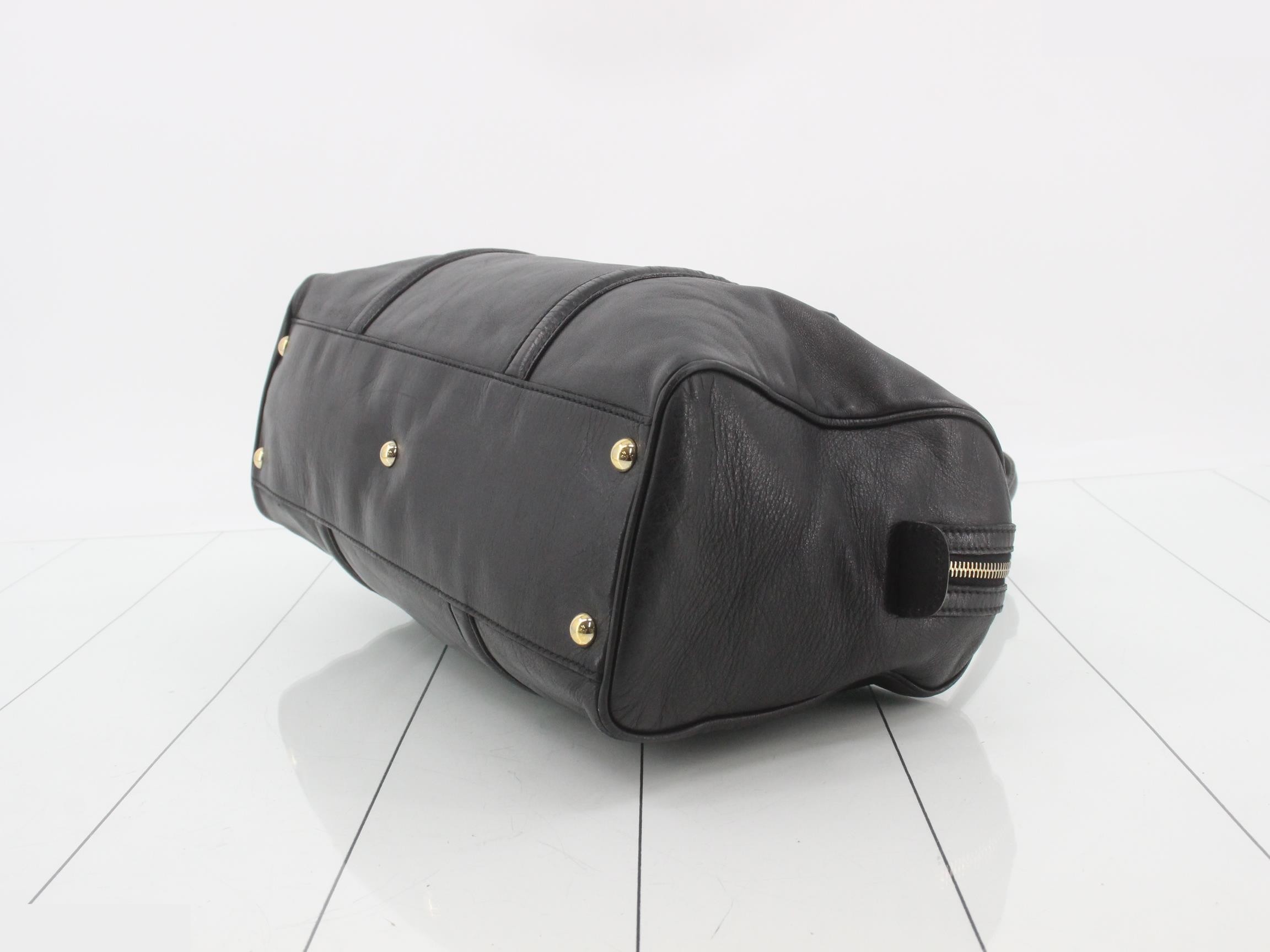 Interlocking Leather Handbag — view 6
