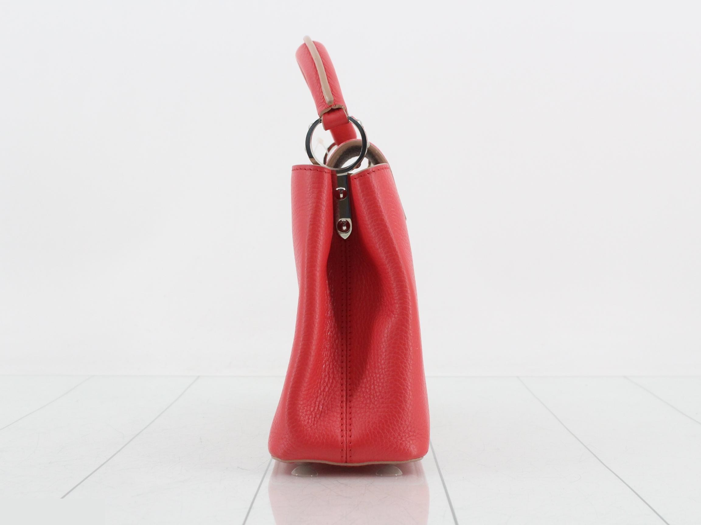 Capucines BB Red Shoulder Bag — view 3