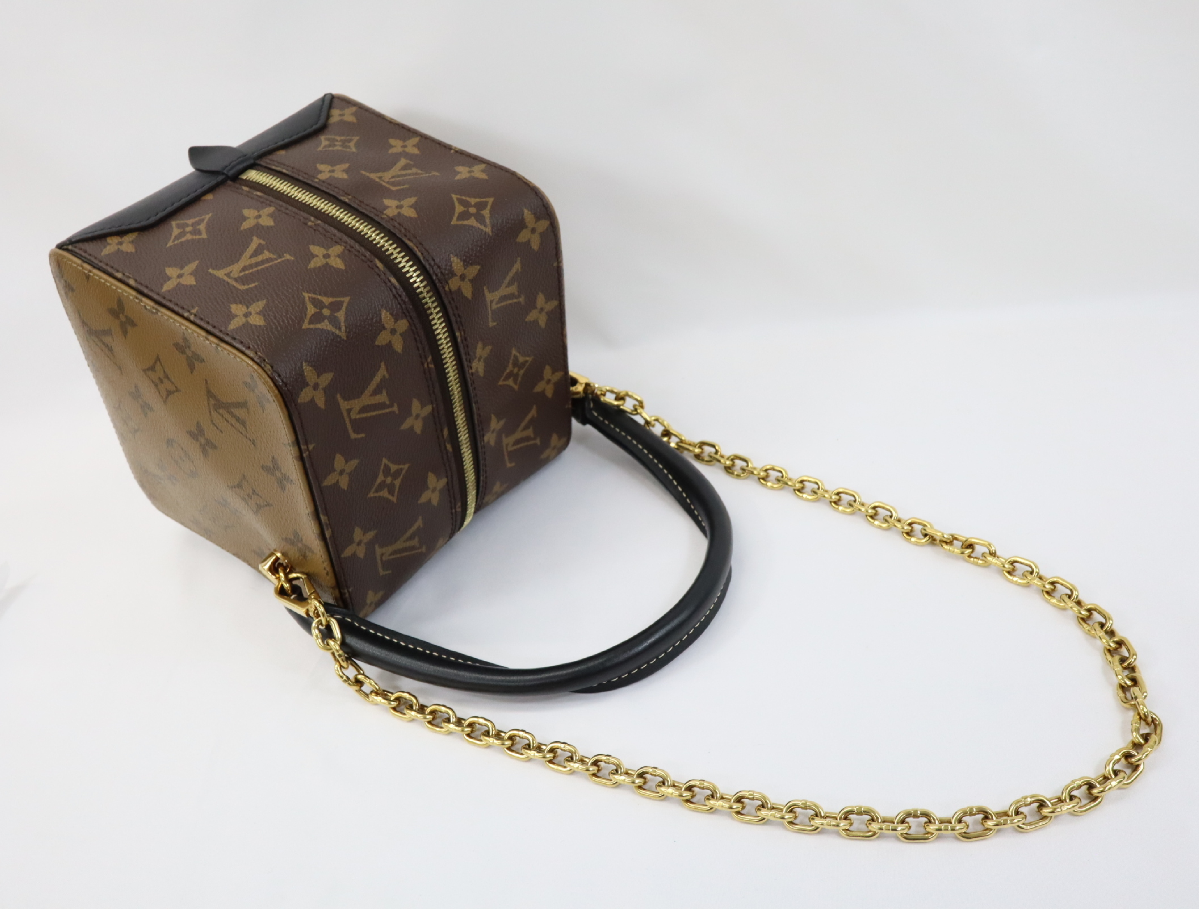 Monogram Reverse Square Bag Shoulder Bag M43589 FL2158 Brown Shoulder Bag — view 12