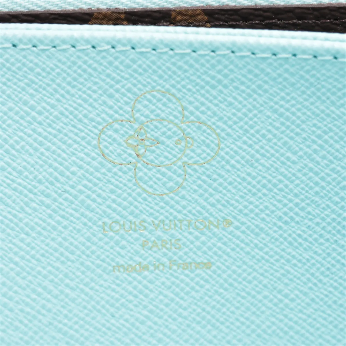 Monogram Vivienne Zippy Wallet M12223 Azure Frost Round Zip Wallet RFID Reactive — view 11