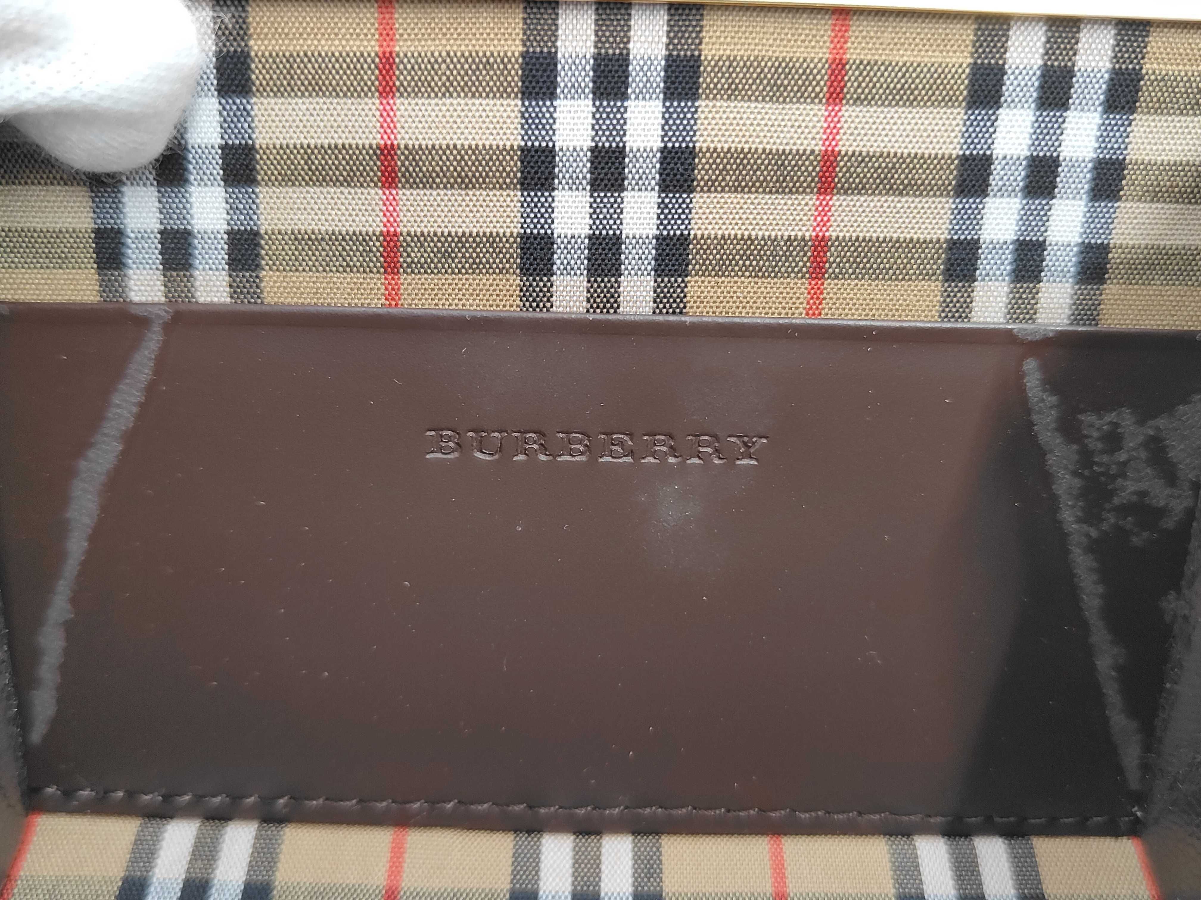 Leather Coin Purse with Nova Check Pattern — view 6
