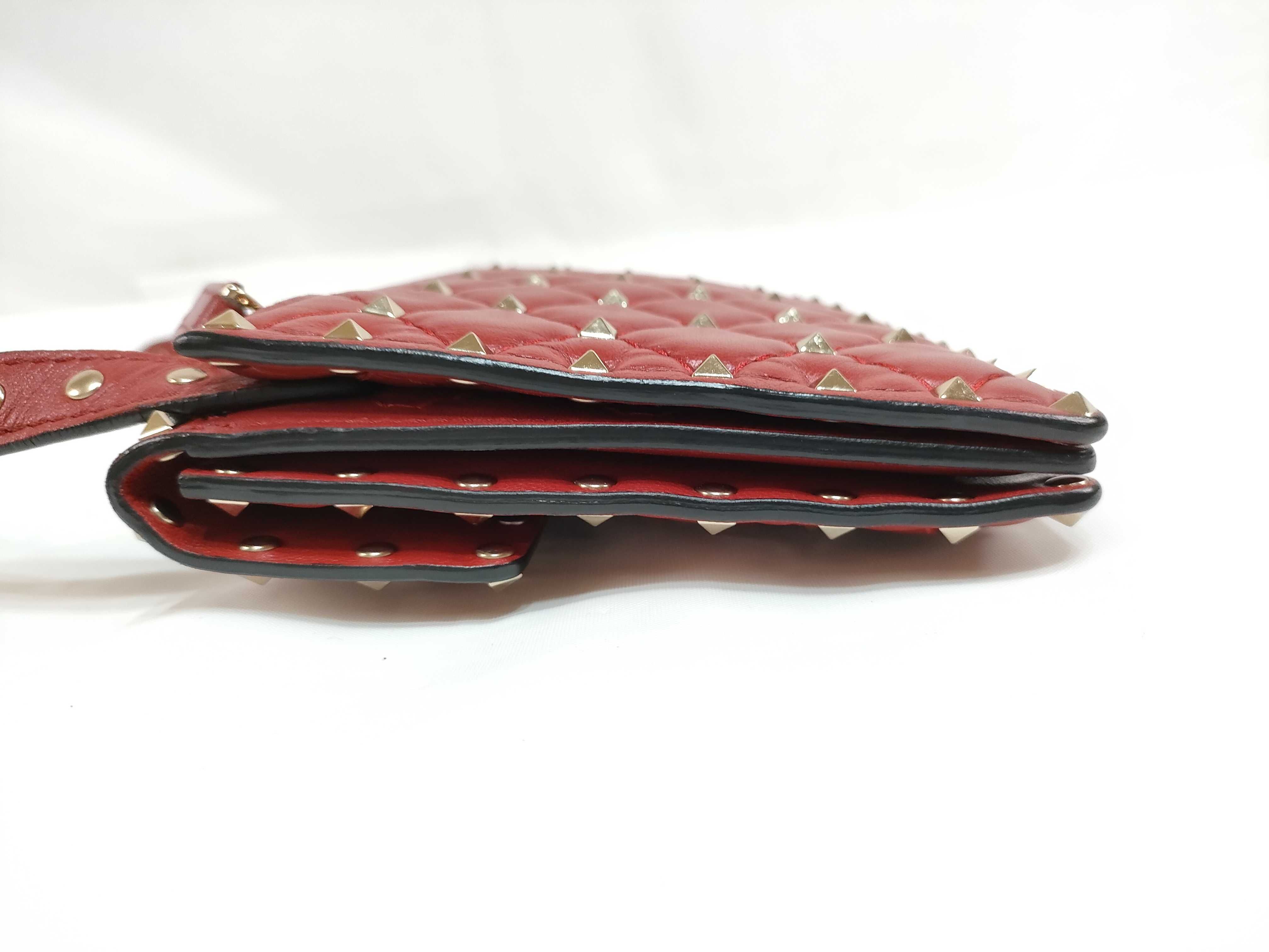 KR- Rockstud Slim Mini Bag Red Shoulder Bag — view 8
