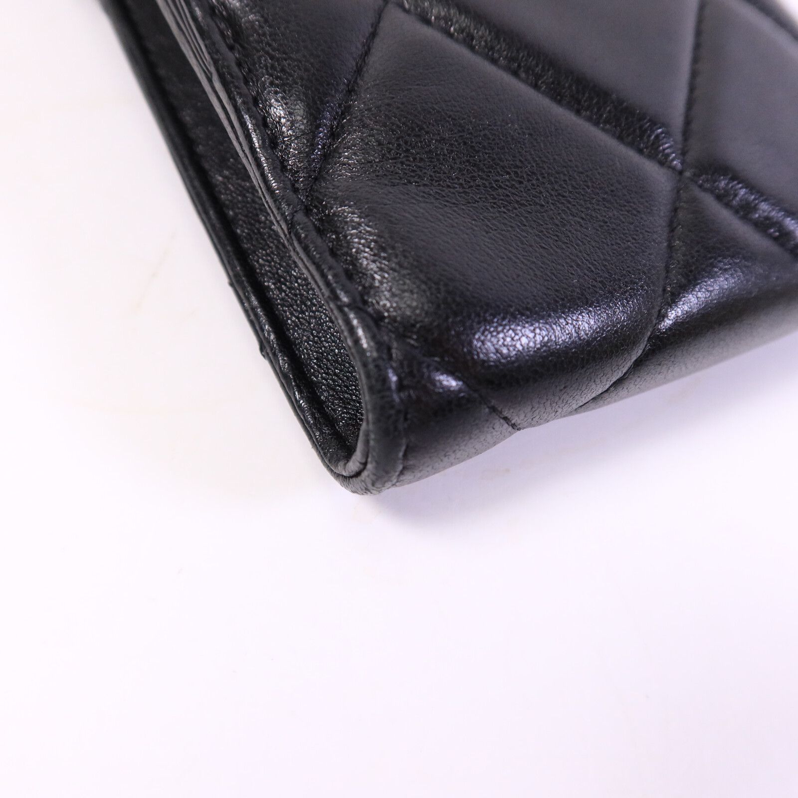 Lambskin Leather 19 Phone Holder/Bag w/Chain Strap — view 13