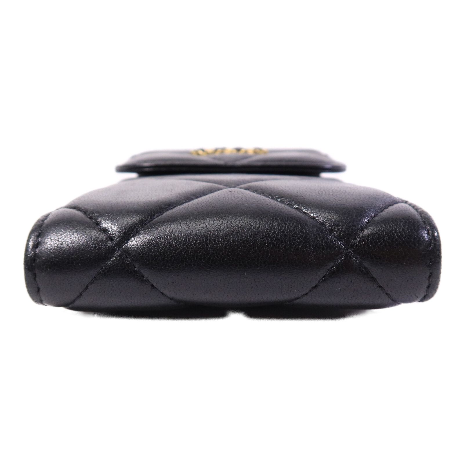 Lambskin Leather 19 Phone Holder/Bag w/Chain Strap — view 4