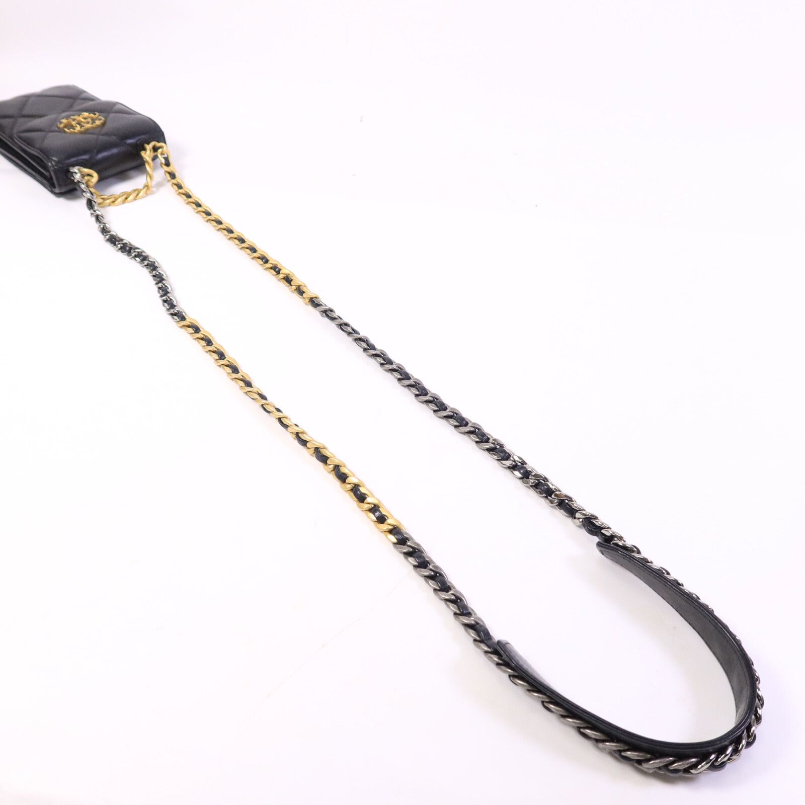 Lambskin Leather 19 Phone Holder/Bag w/Chain Strap — view 8