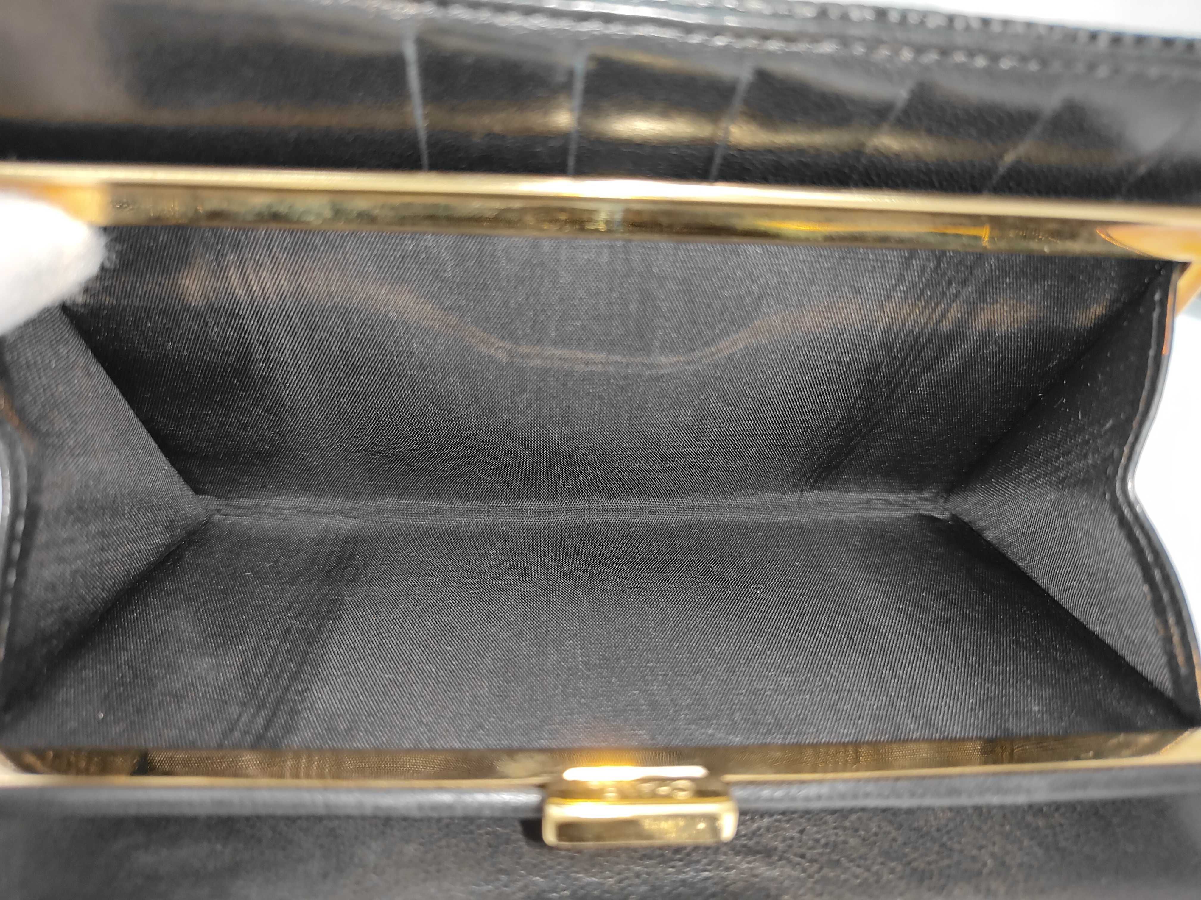 Caviar Leather Clasp Long Wallet, Black, No. 10118295 — view 7
