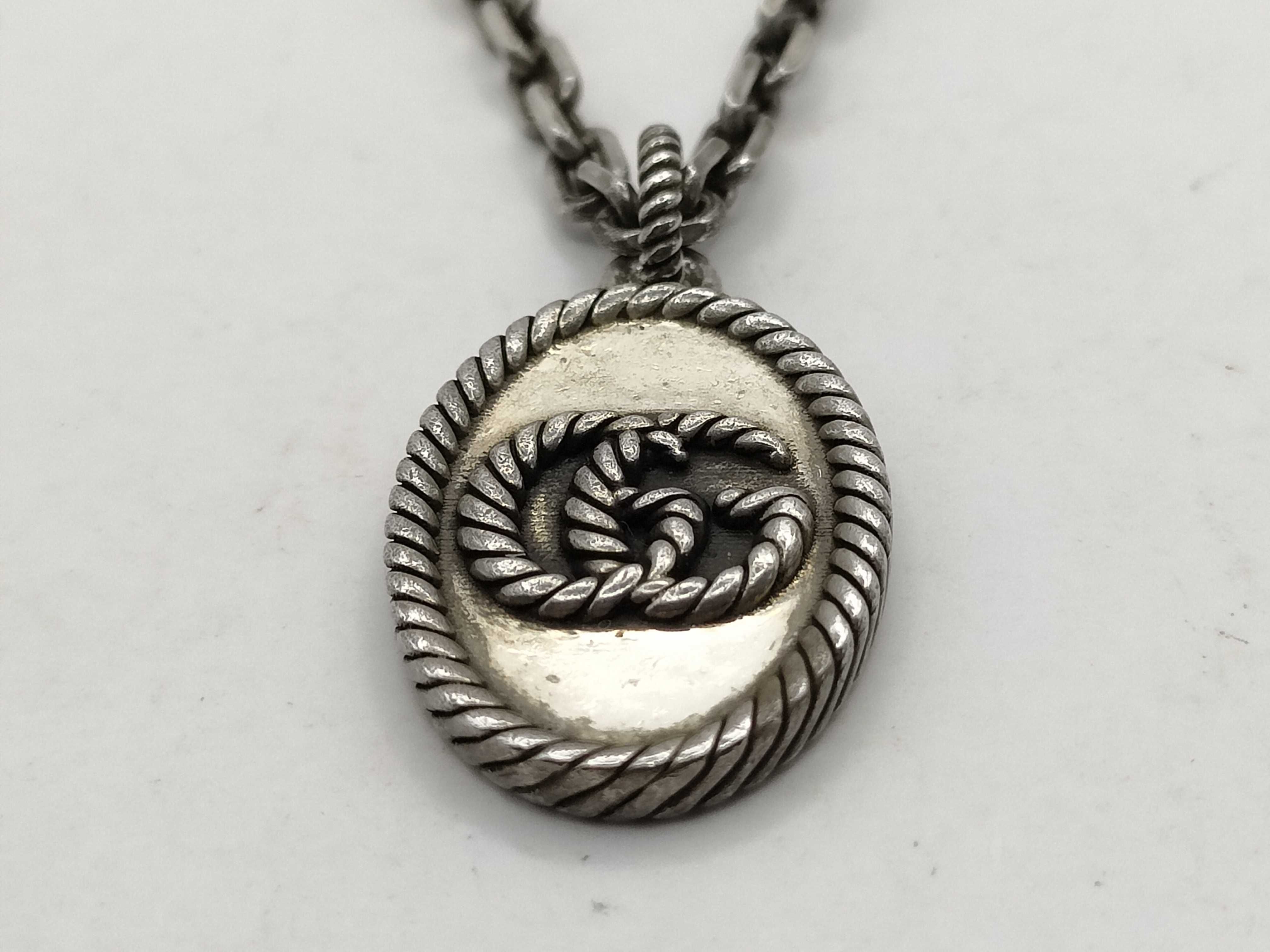 Interlocking Necklace GG Marmont SV925 22.1g Necklace — view 2