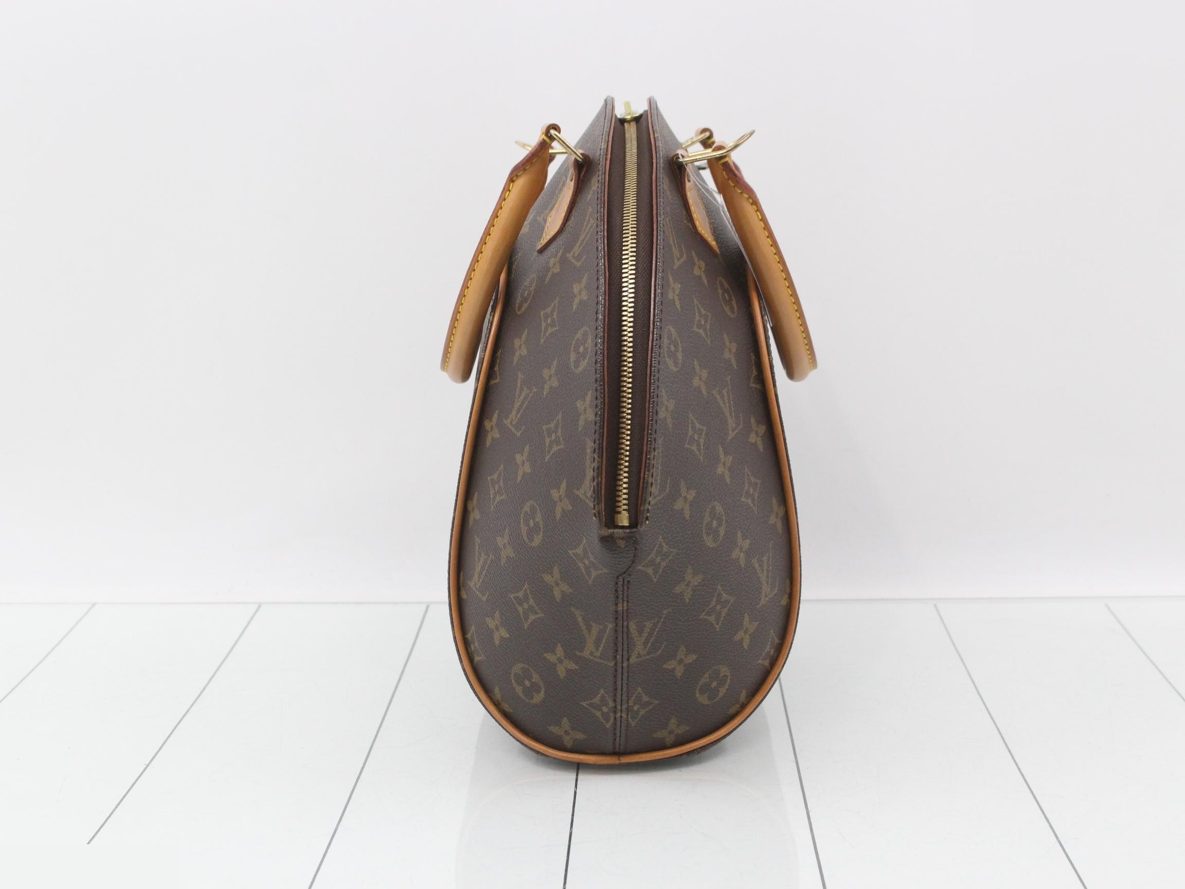Monogram Ellipse MM Handbag with Gold Hardware — view 4