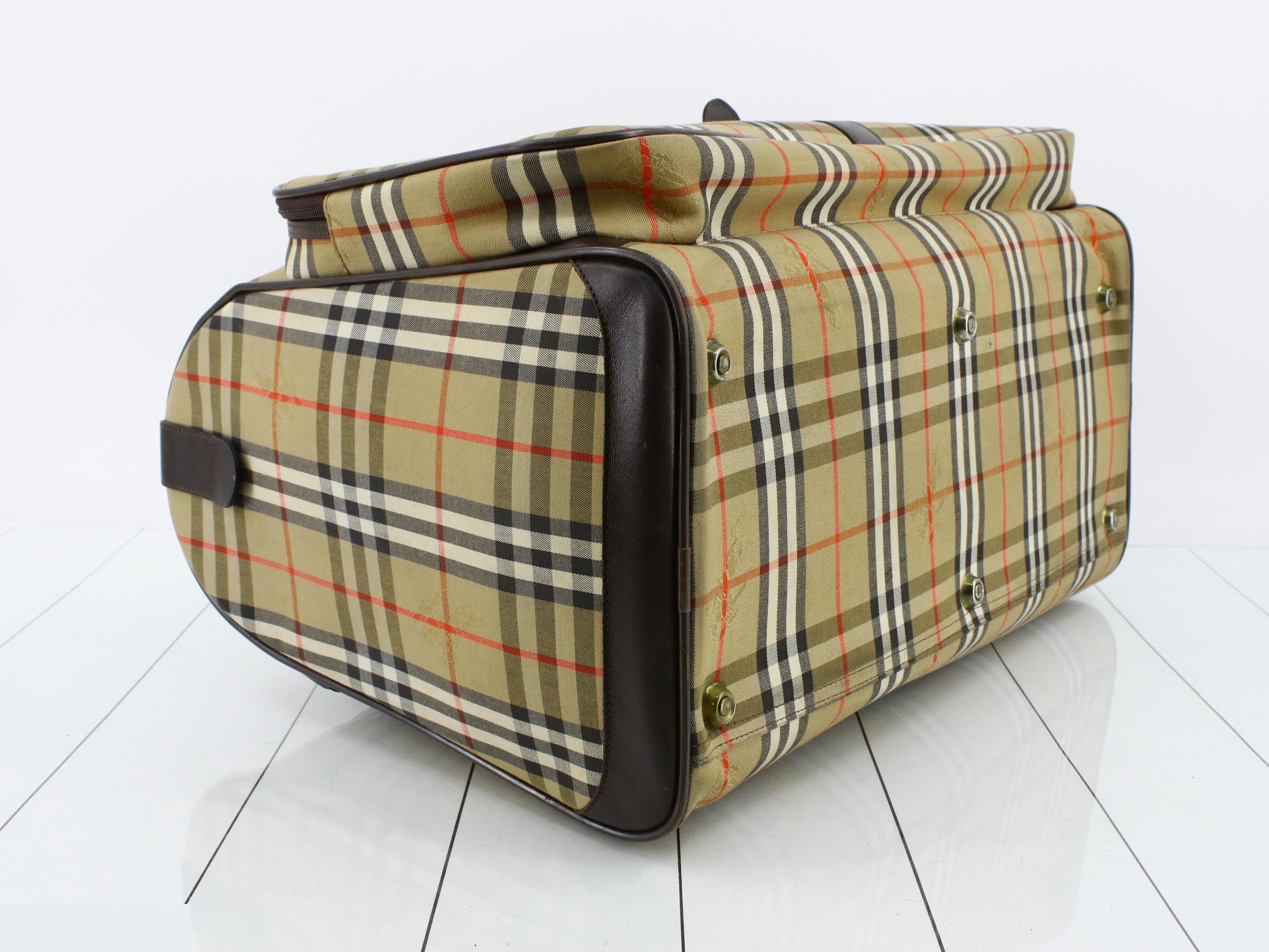 Burberrys Travel Bag, Nova Check Boston Bag, Check Pattern — view 5