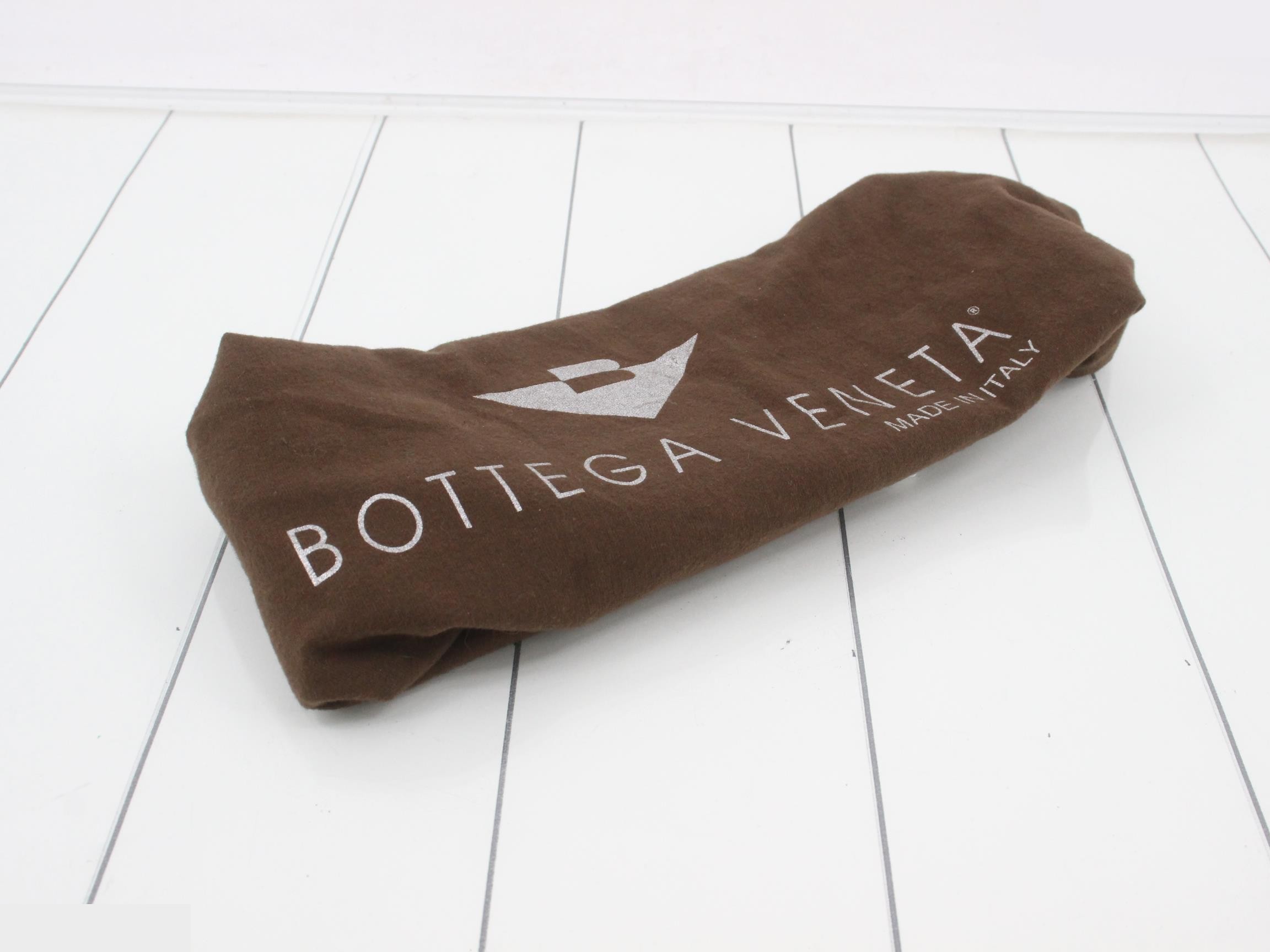 Intrecciato leather one shoulder bag brown — view 7