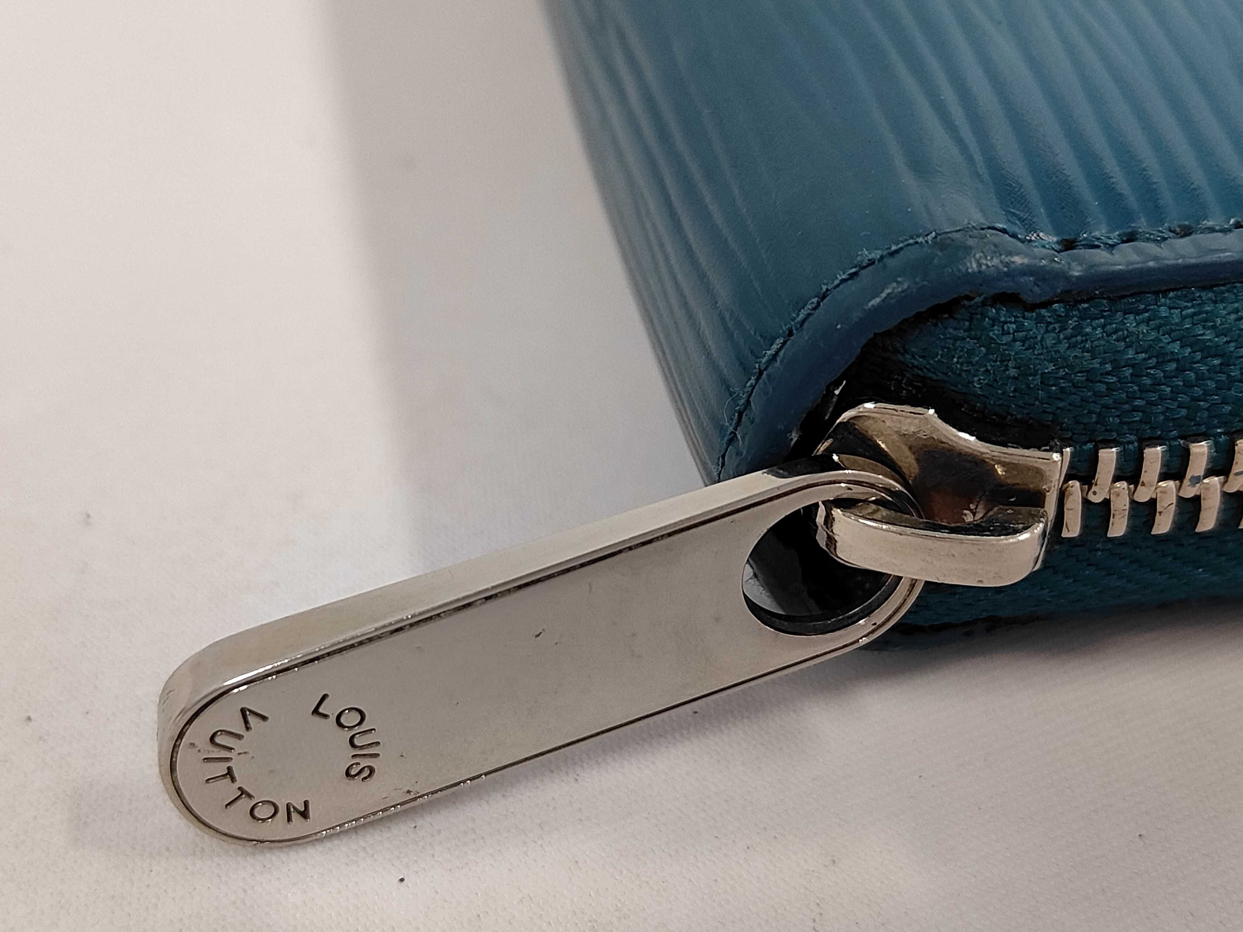 Epi Zippy Wallet Long Wallet Cyan M60311 CA0124 Wallet — view 6