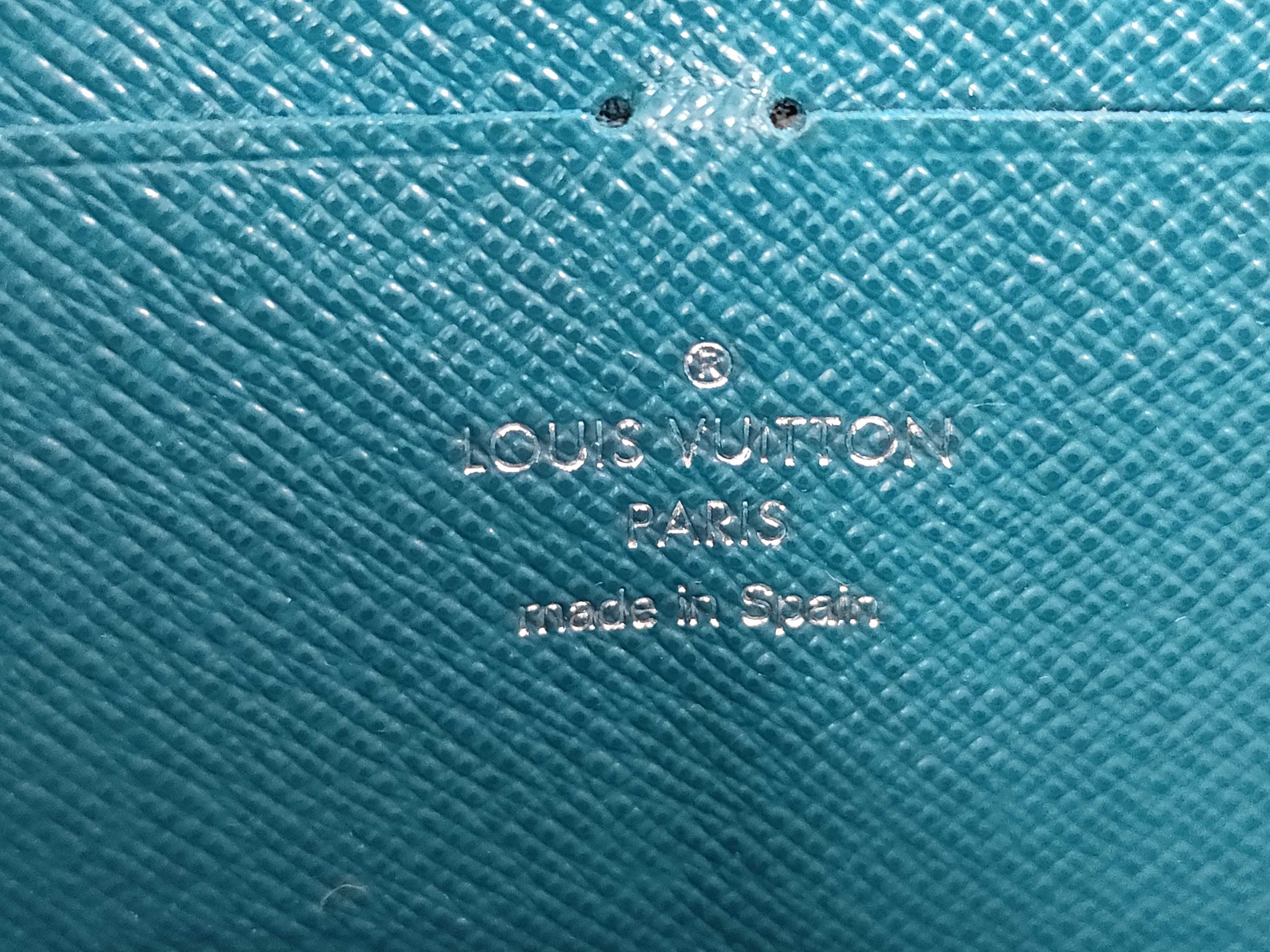 Epi Zippy Wallet Long Wallet Cyan M60311 CA0124 Wallet — view 9