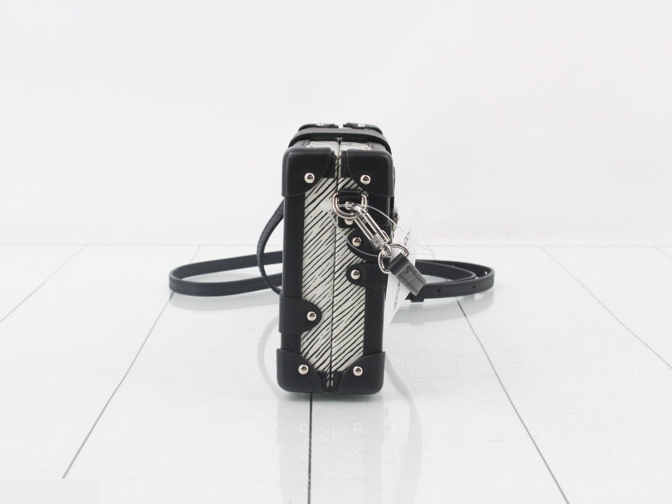 Petit Maltese Aztec Epi Leather Shoulder Bag, 2015 Model, Silver Hardware — view 4
