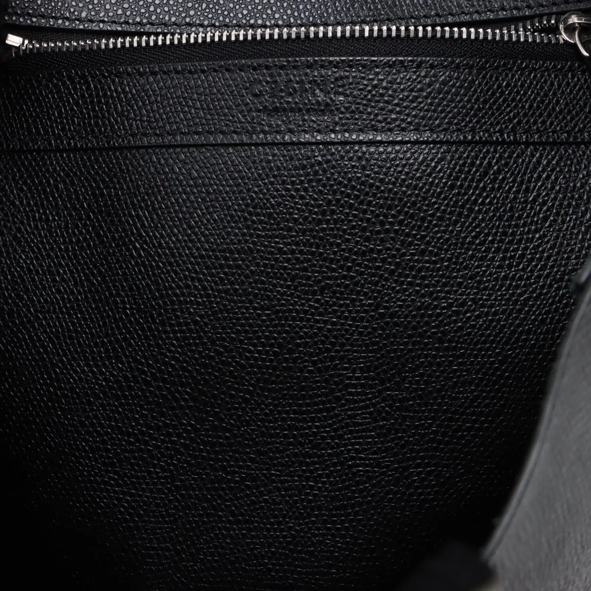 Vertical Cabas Small Leather 2WAY Tote Bag Black — view 11