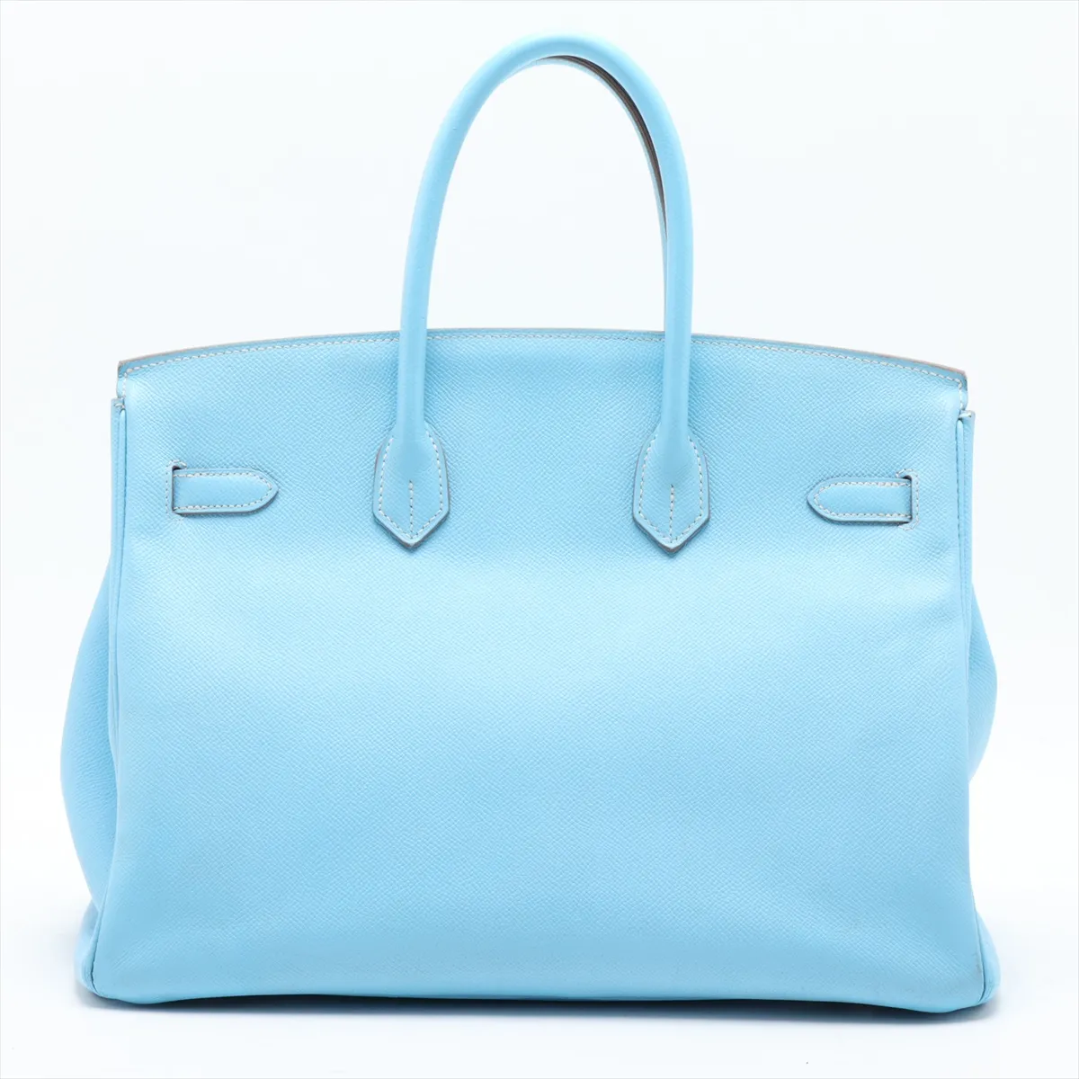 [Individually packaged] Hermes Candy Birkin 35 Veau Epsom Celeste x Mykonos Silver Hardware O: 2011 — view 2