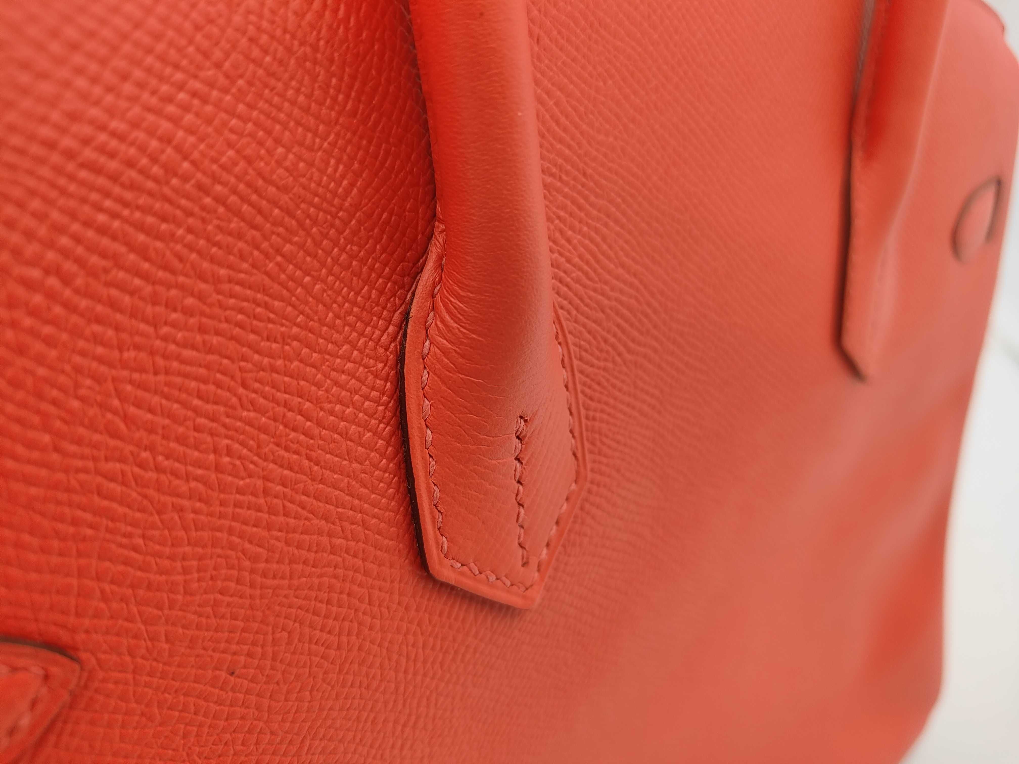 Birkin 35 Orange Handbag — view 5