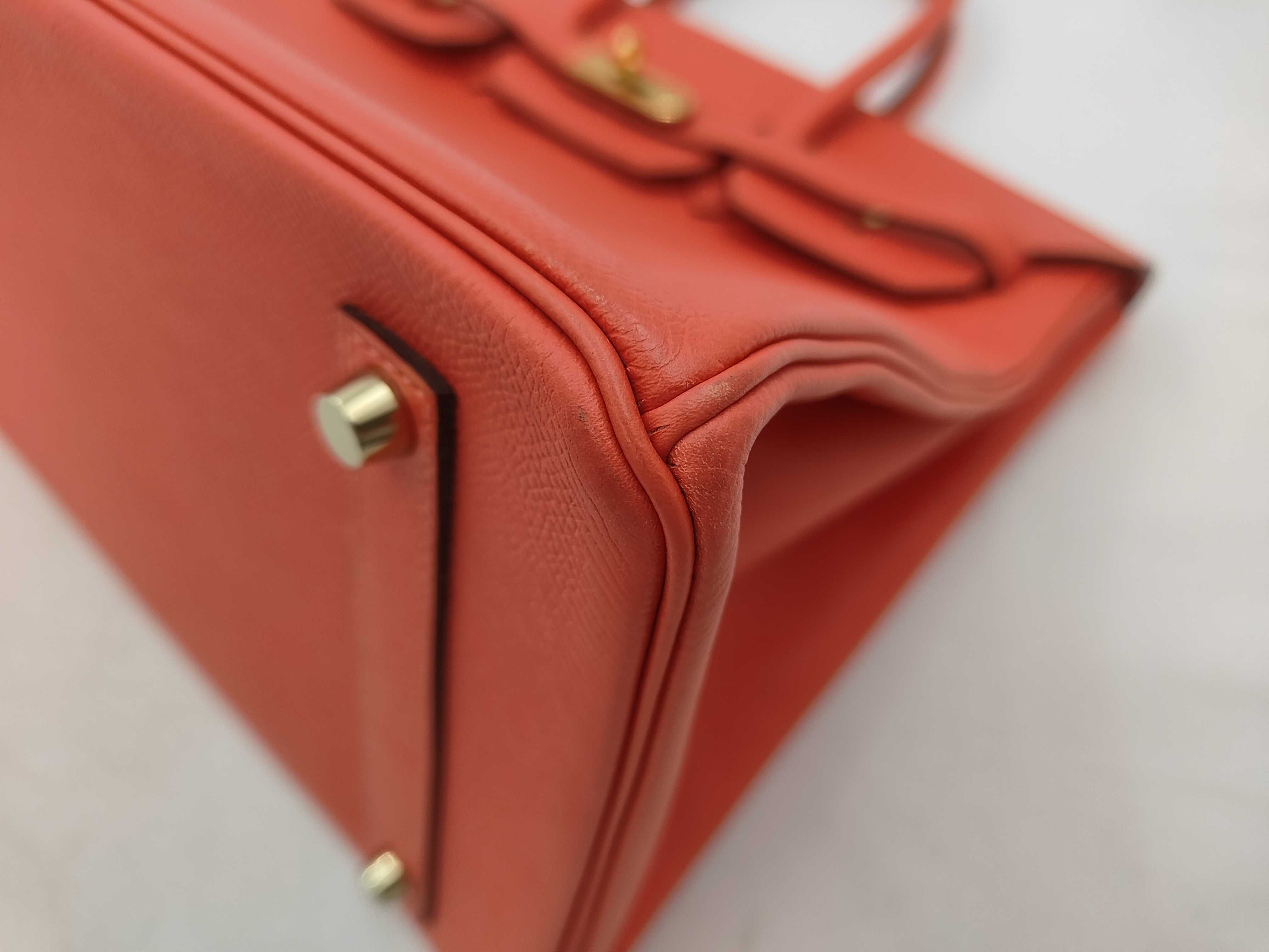Birkin 35 Orange Handbag — view 6