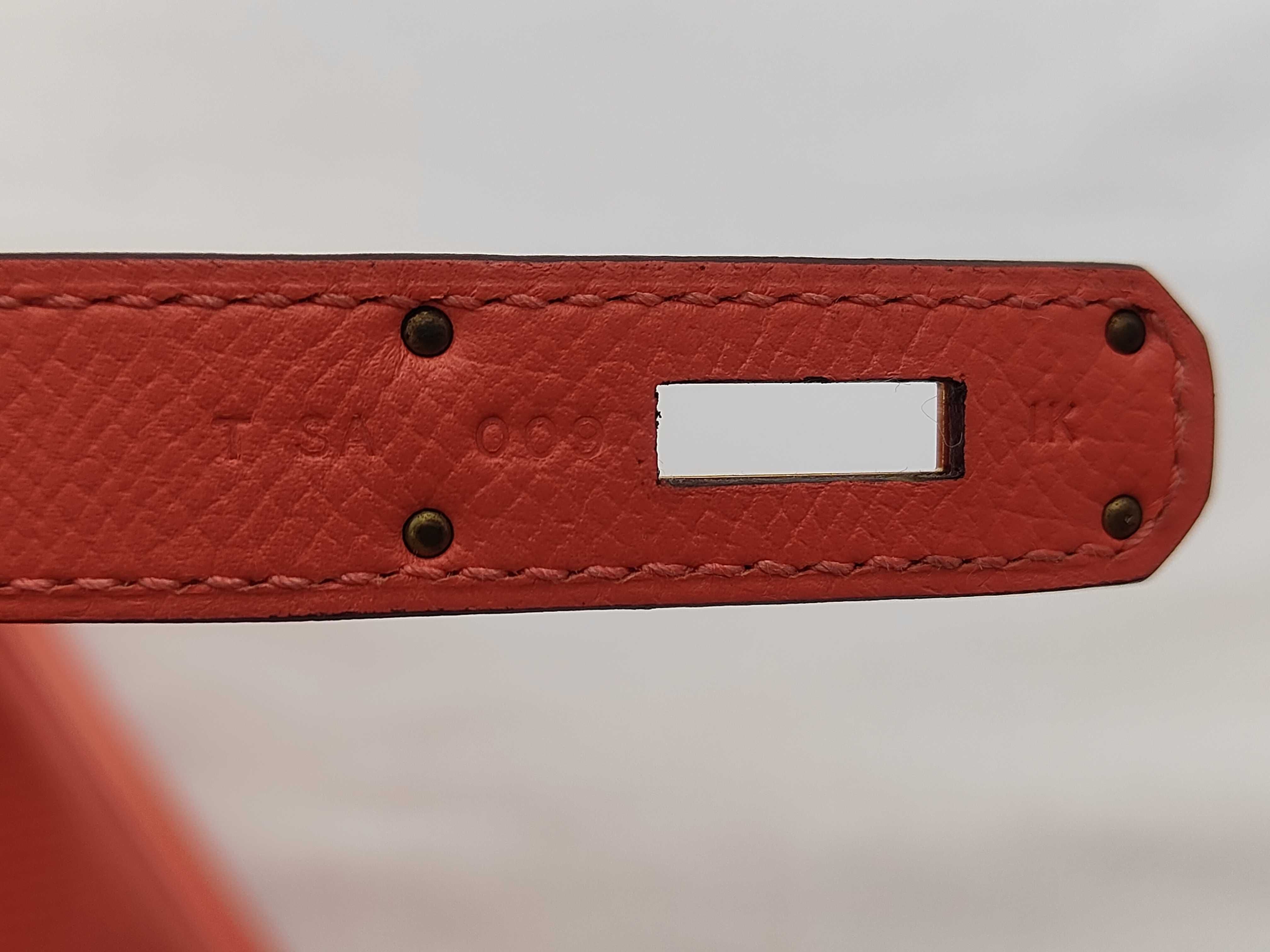 Birkin 35 Orange Handbag — view 10