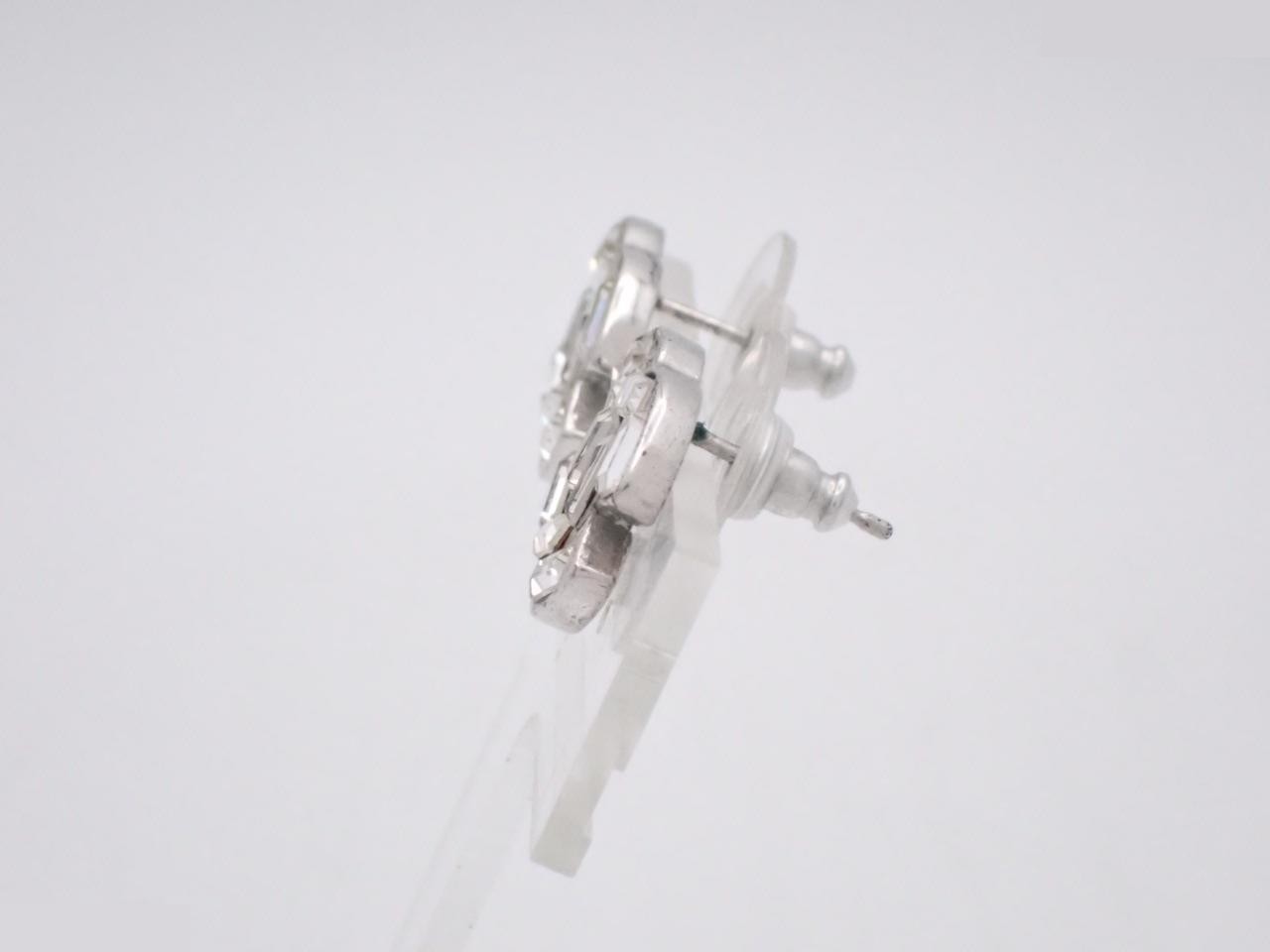 Coco Mark Silver Earrings — view 3