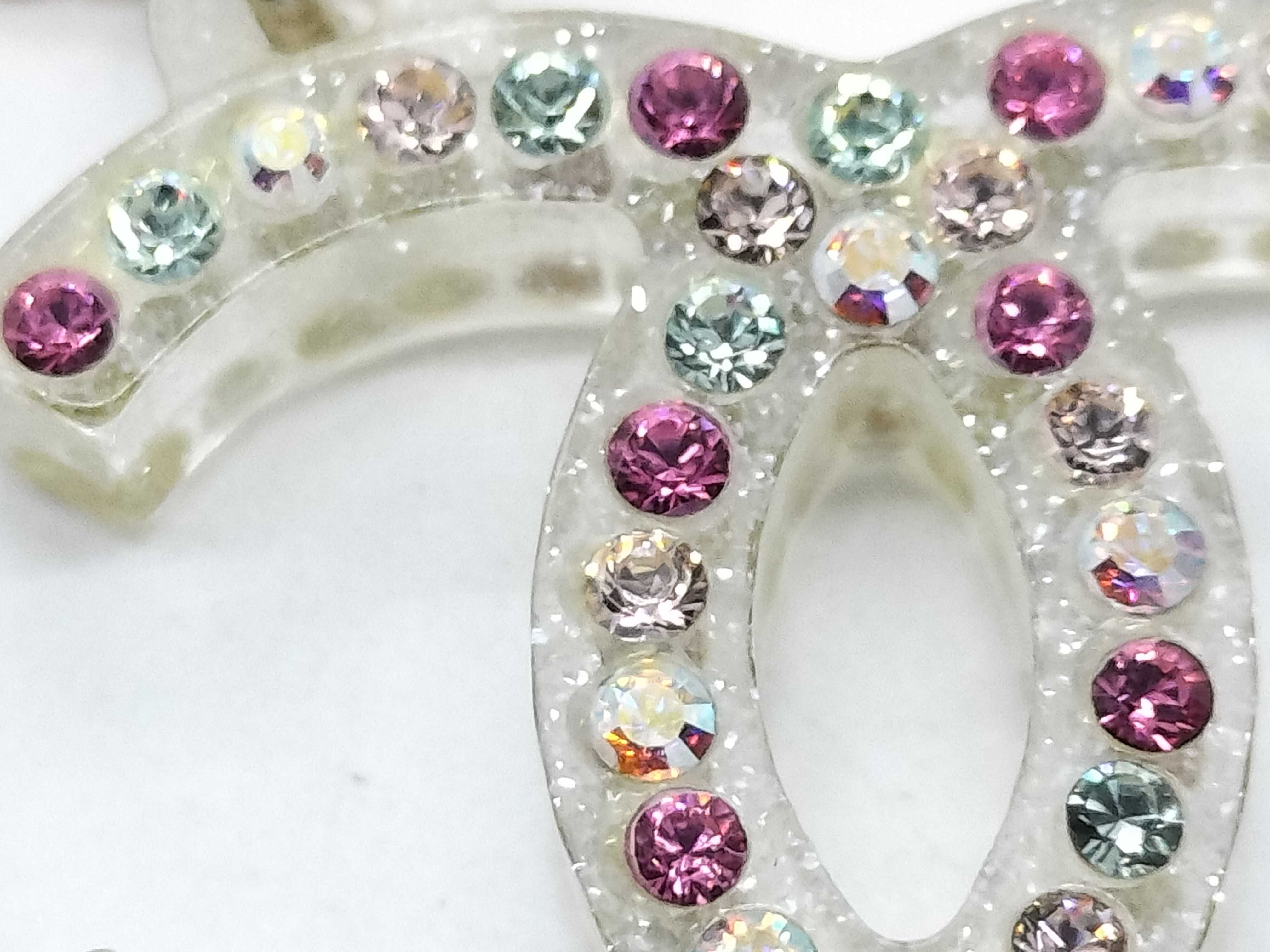 04A Coco Rhinestone Bracelet White Bracelet/Bangle — view 2