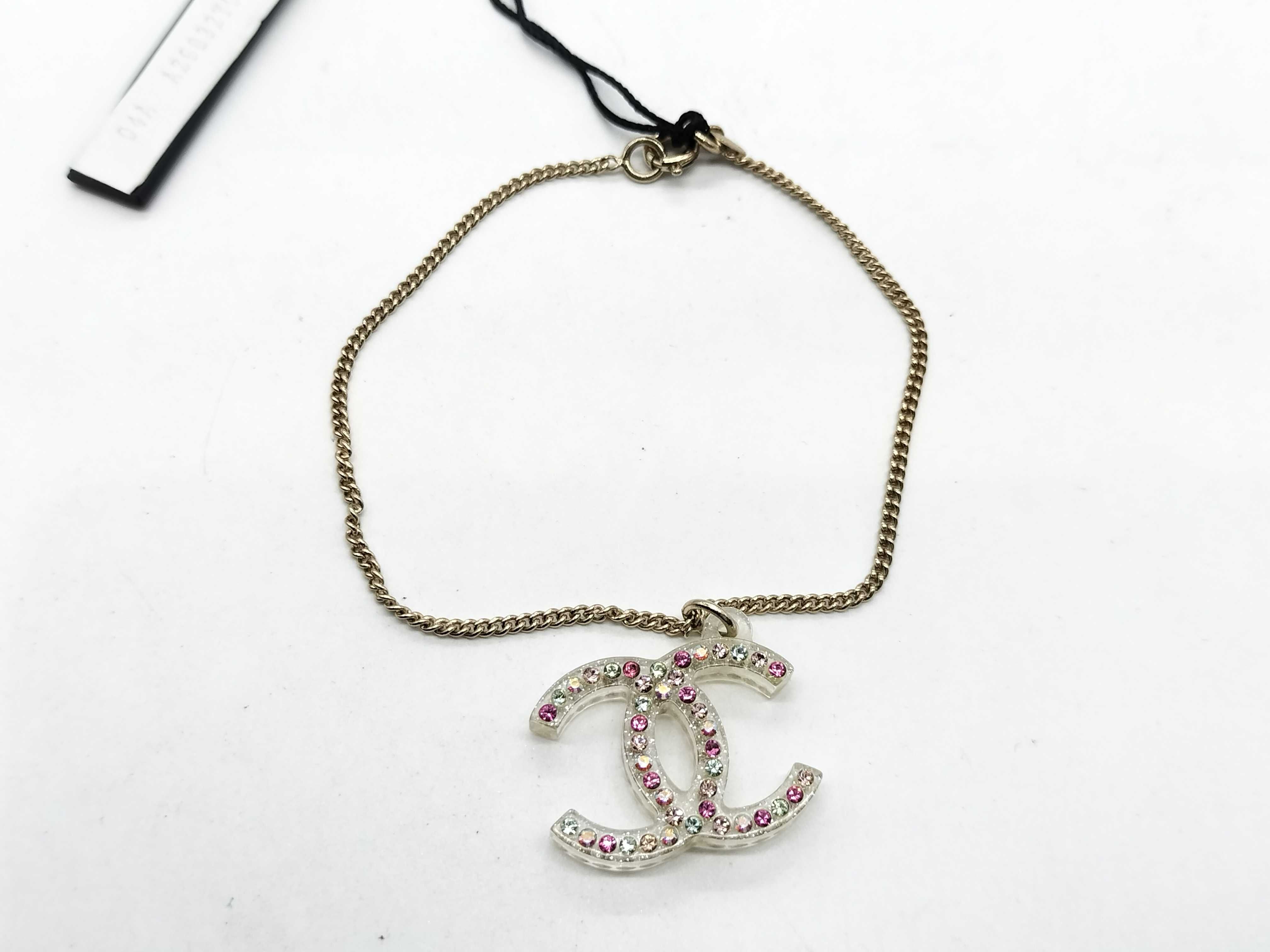 04A Coco Rhinestone Bracelet White Bracelet/Bangle — view 3