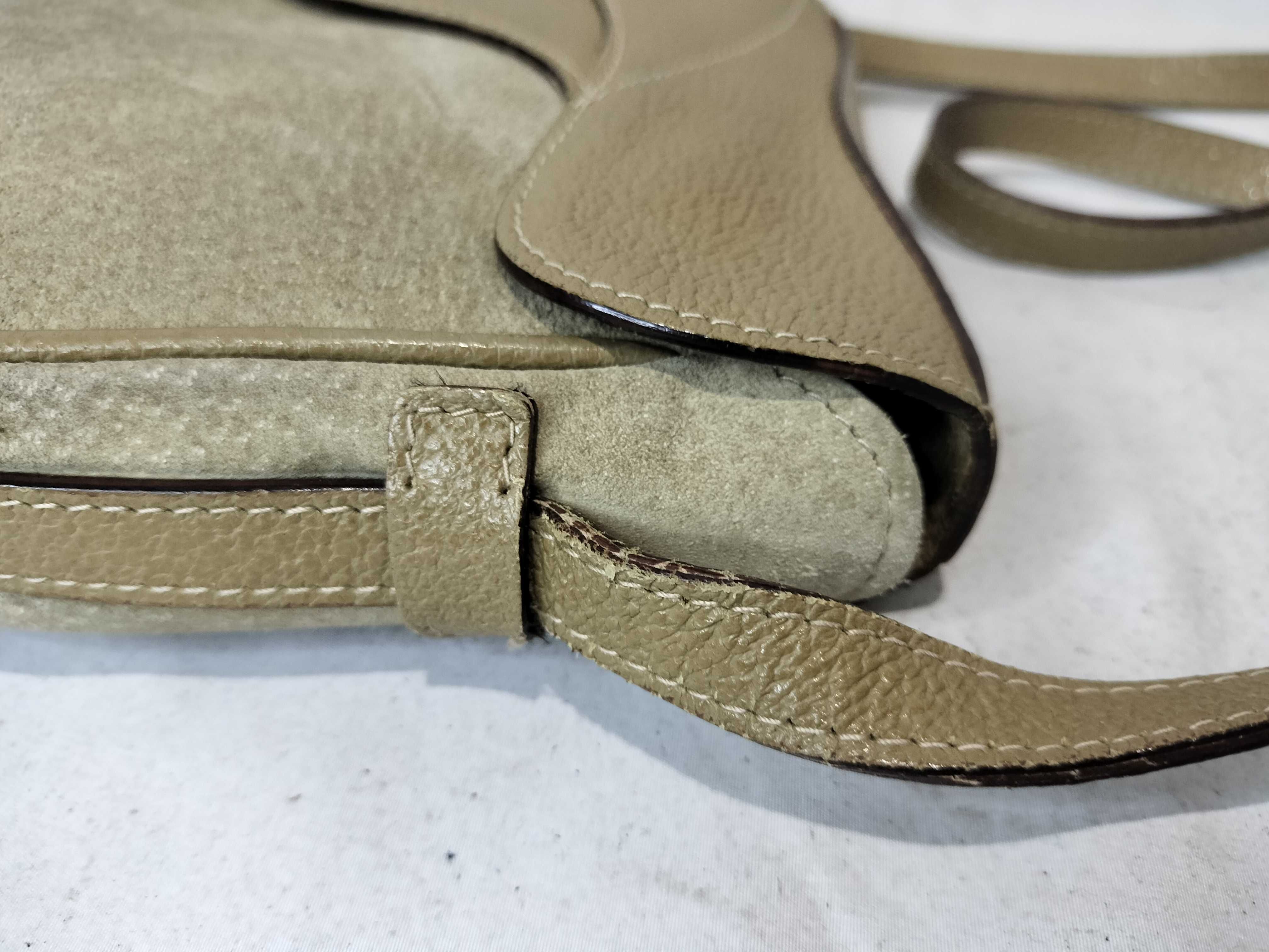 Vintage Suede Shoulder Bag (2-Way) - Charm missing (available separately) — view 5