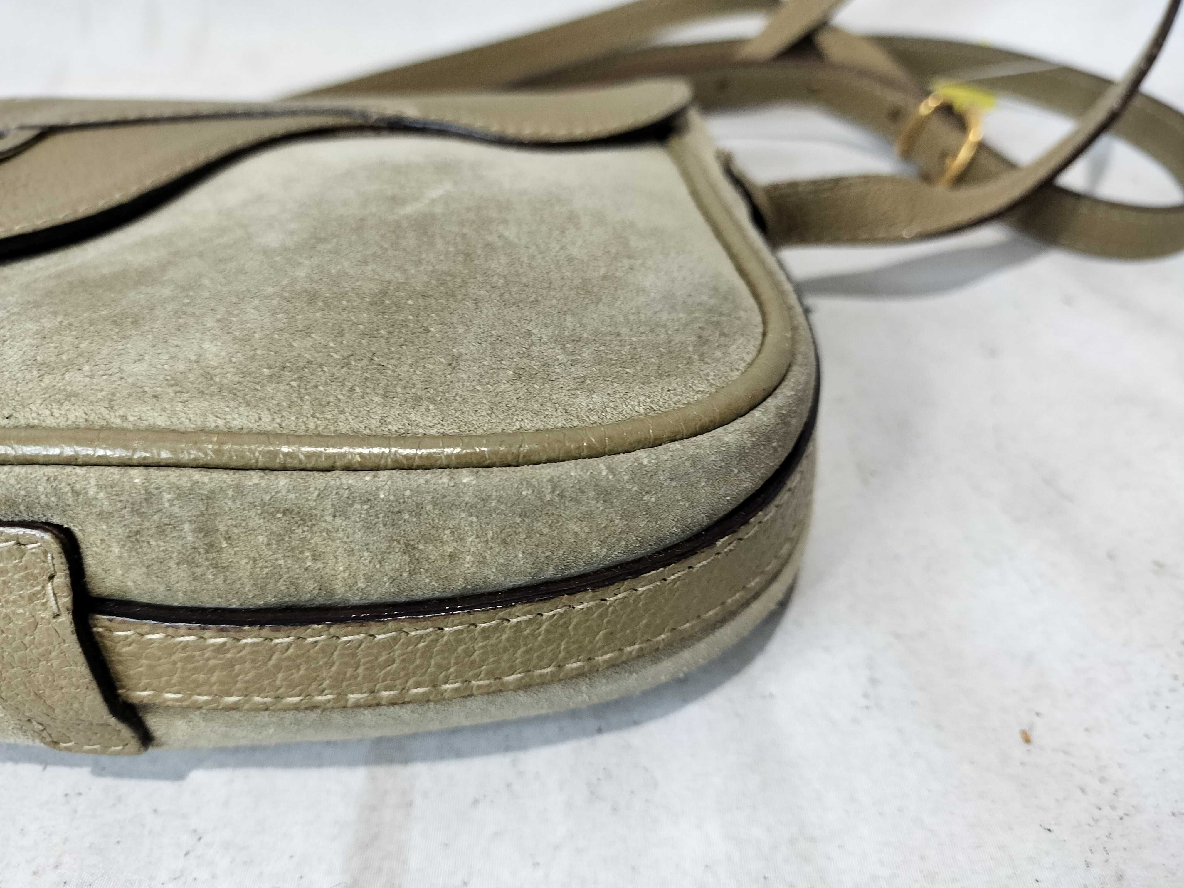 Vintage Suede Shoulder Bag (2-Way) - Charm missing (available separately) — view 6