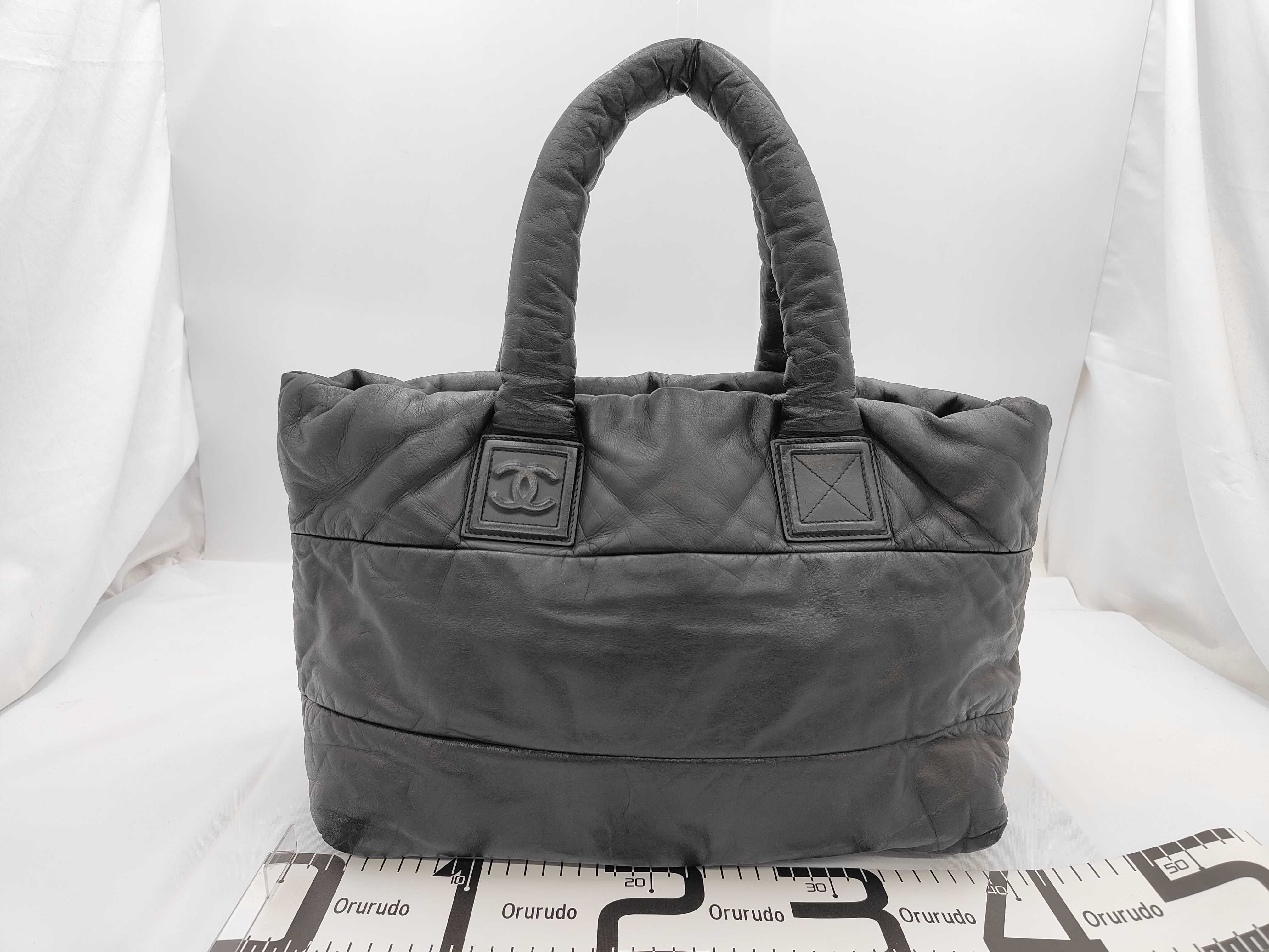 Black Lambskin Coco Cocoon Tote Bag (Serial No. 13) — view 2