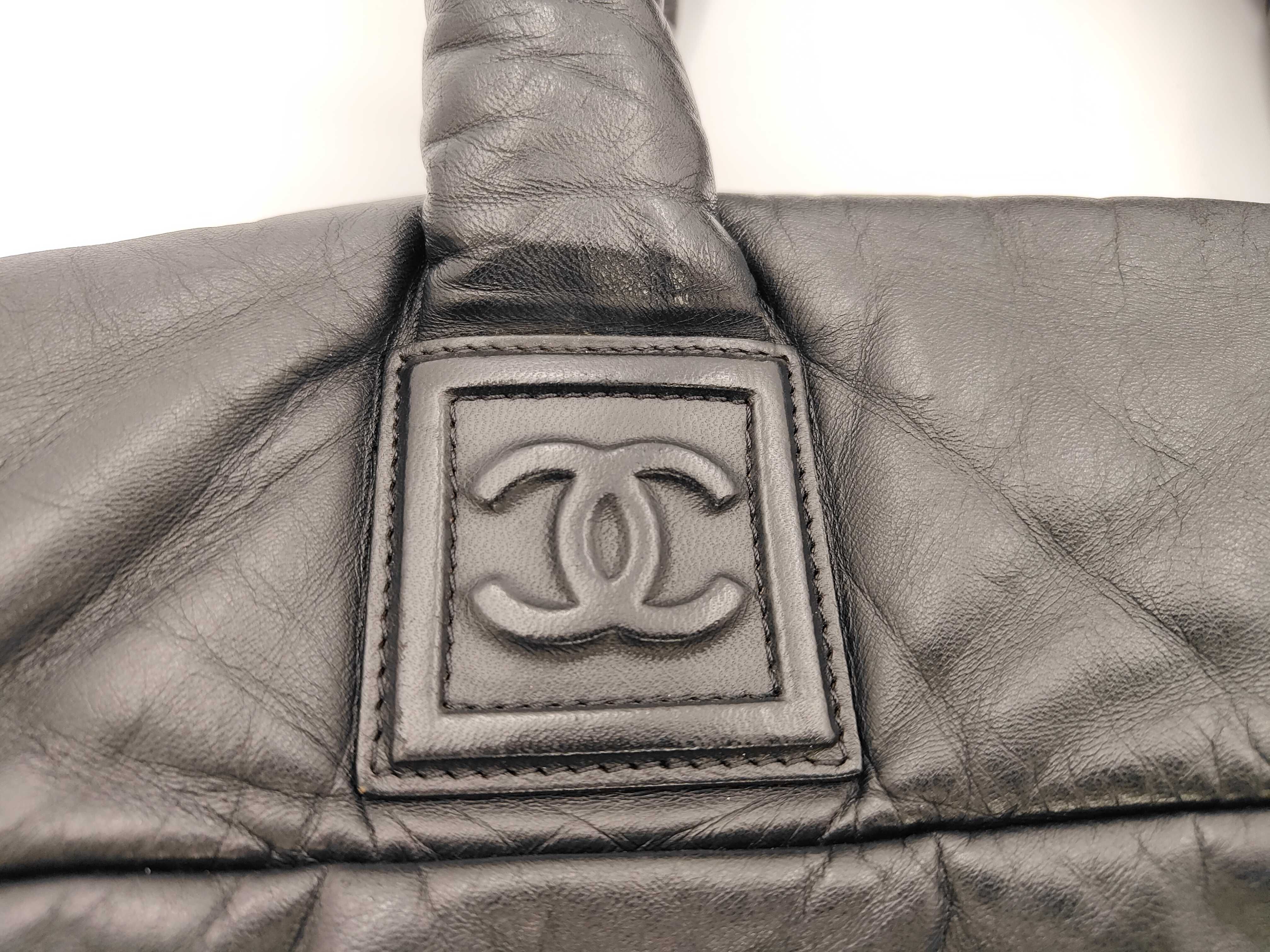 Black Lambskin Coco Cocoon Tote Bag (Serial No. 13) — view 12