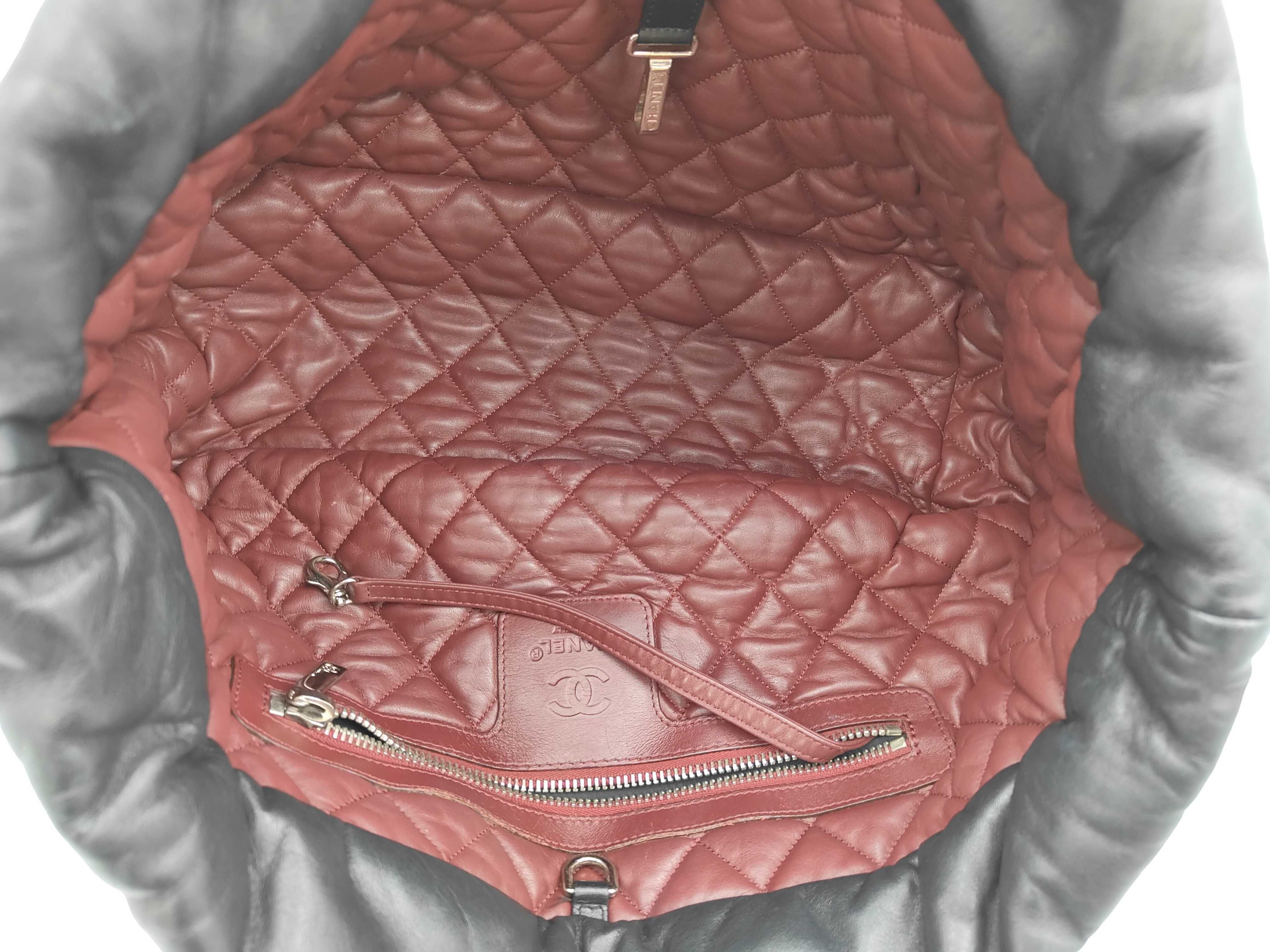 Black Lambskin Coco Cocoon Tote Bag (Serial No. 13) — view 8