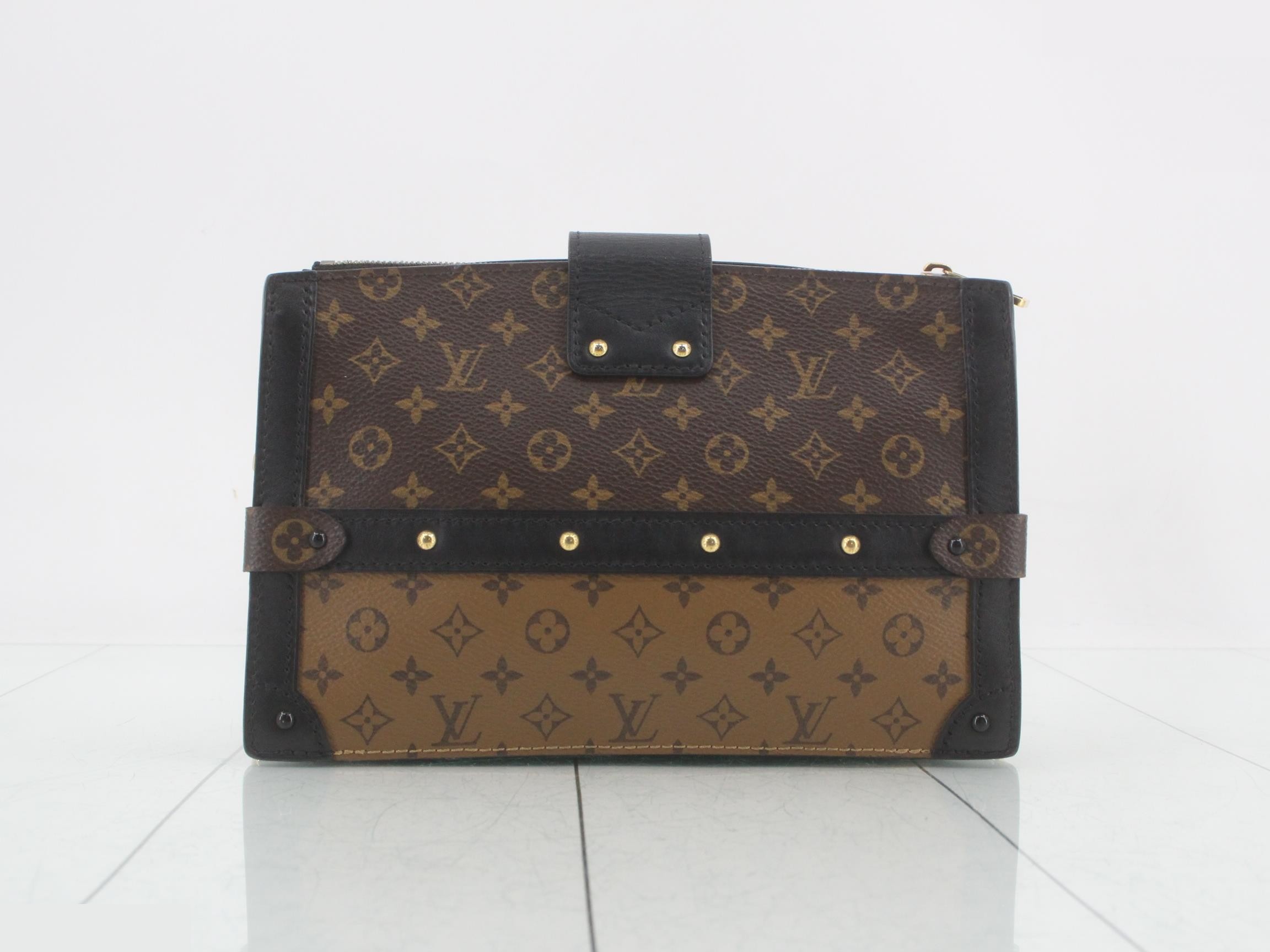 Monogram Reverse Trunk Clutch Shoulder Bag — view 2