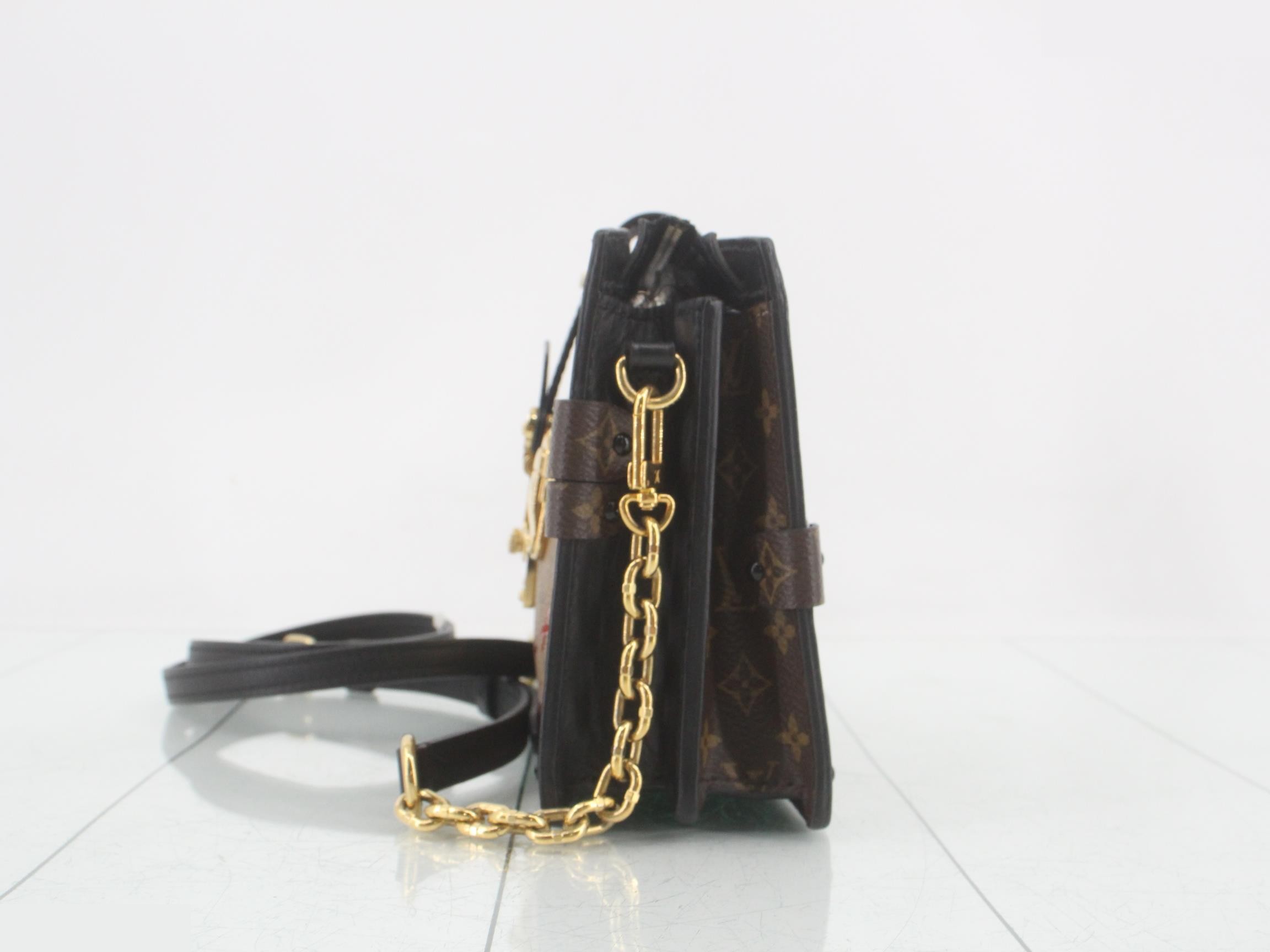 Monogram Reverse Trunk Clutch Shoulder Bag — view 3