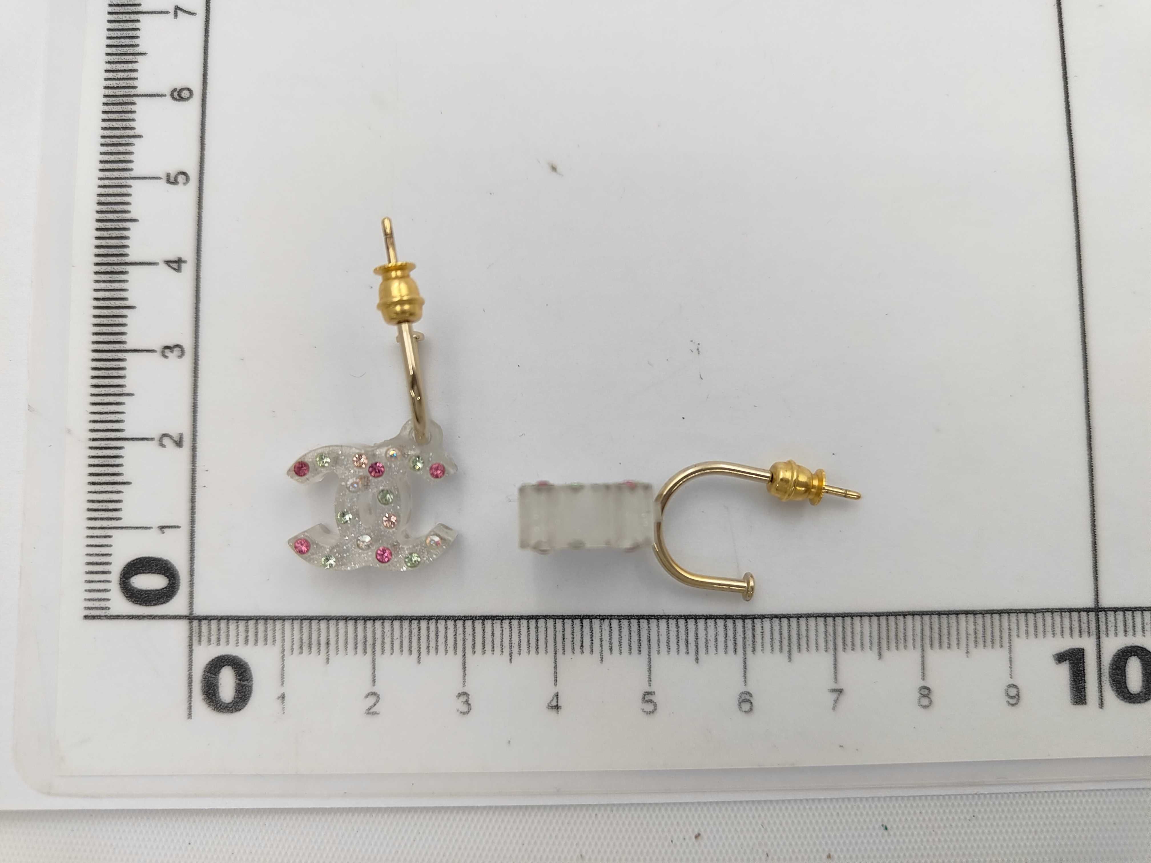 Hoop Earrings, Coco Mark, Multicolor Stone, 04A Earrings — view 5