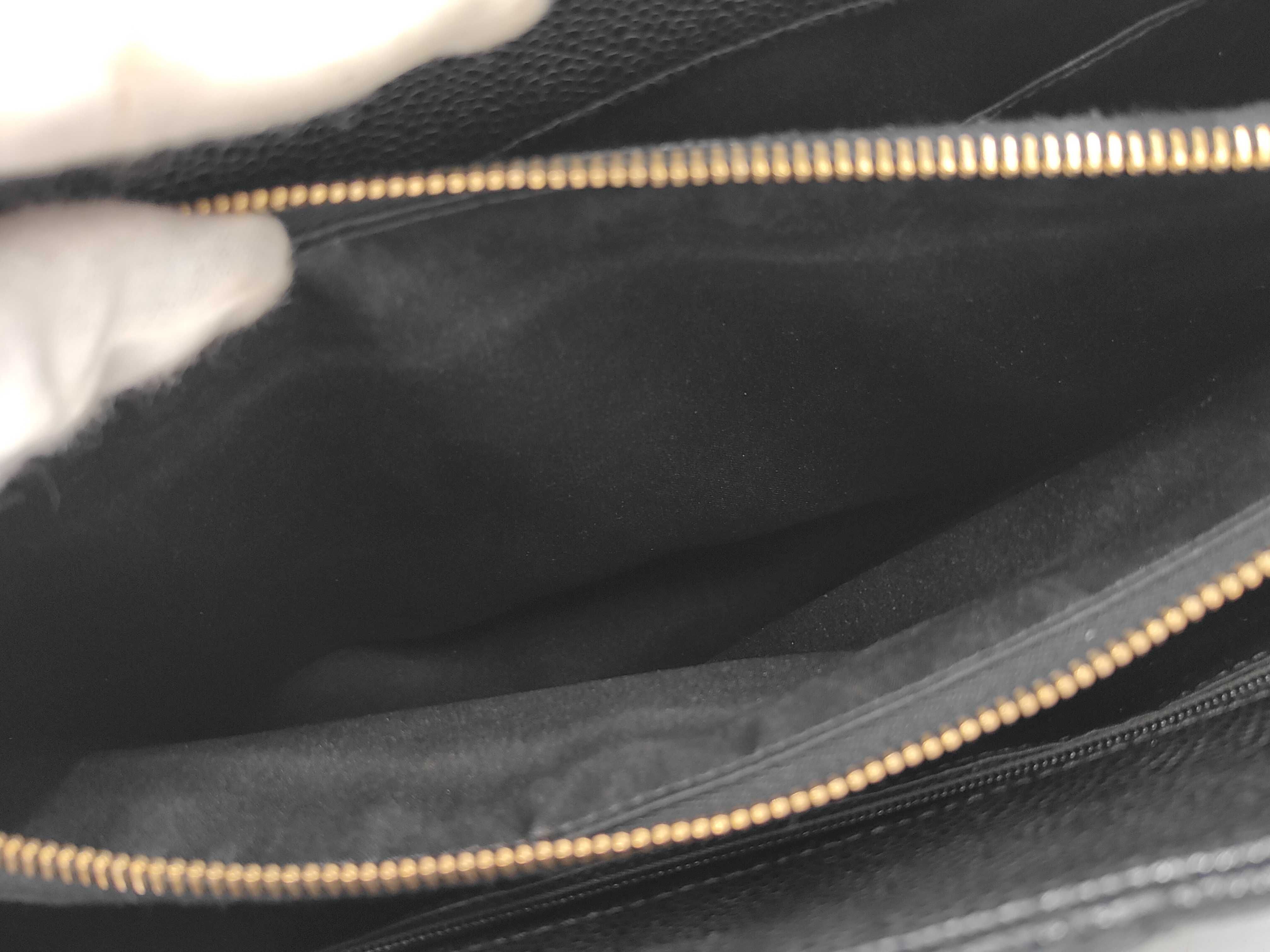 GST Caviar Skin Tote Bag, Black with Gold Hardware, 19439382 (Serial Number 15-series), A50995, 15713018 (Tote Bag) — view 12