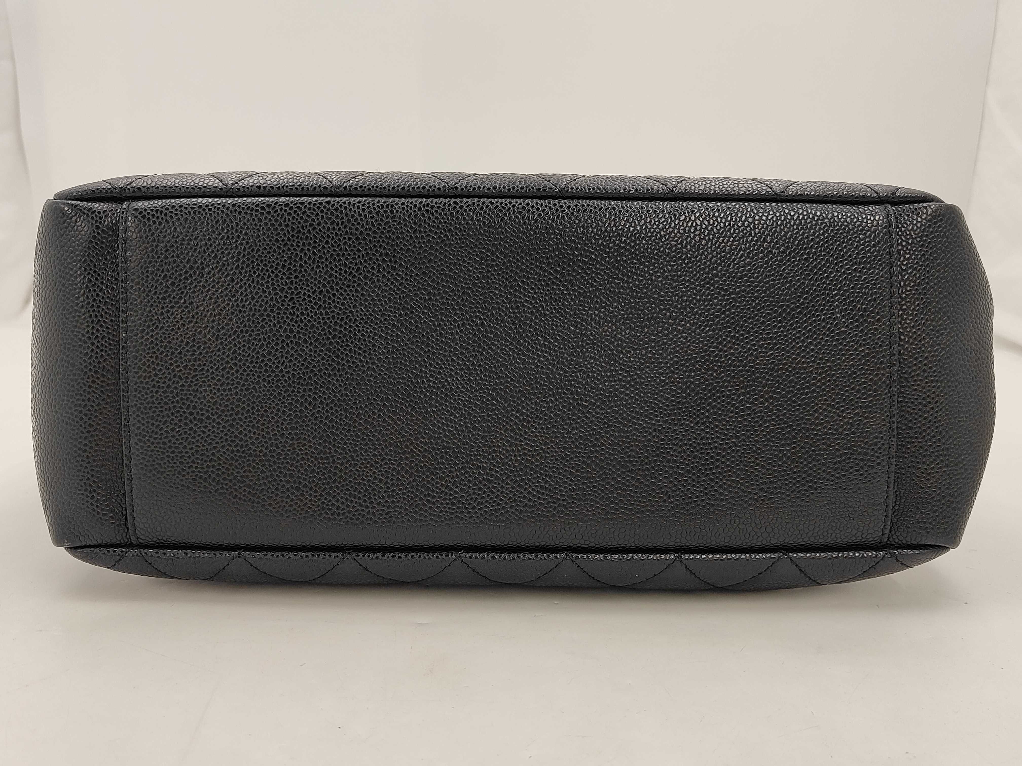 GST Caviar Skin Tote Bag, Black with Gold Hardware, 19439382 (Serial Number 15-series), A50995, 15713018 (Tote Bag) — view 7