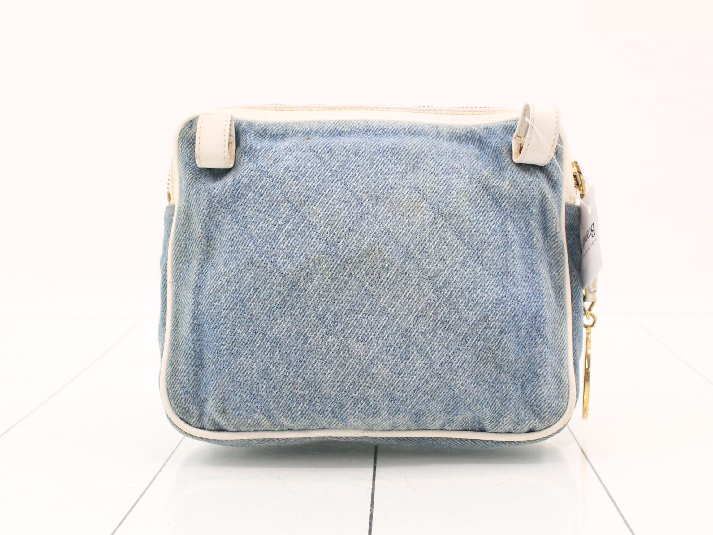 Waist bag, denim, Coco Mark, white — view 2