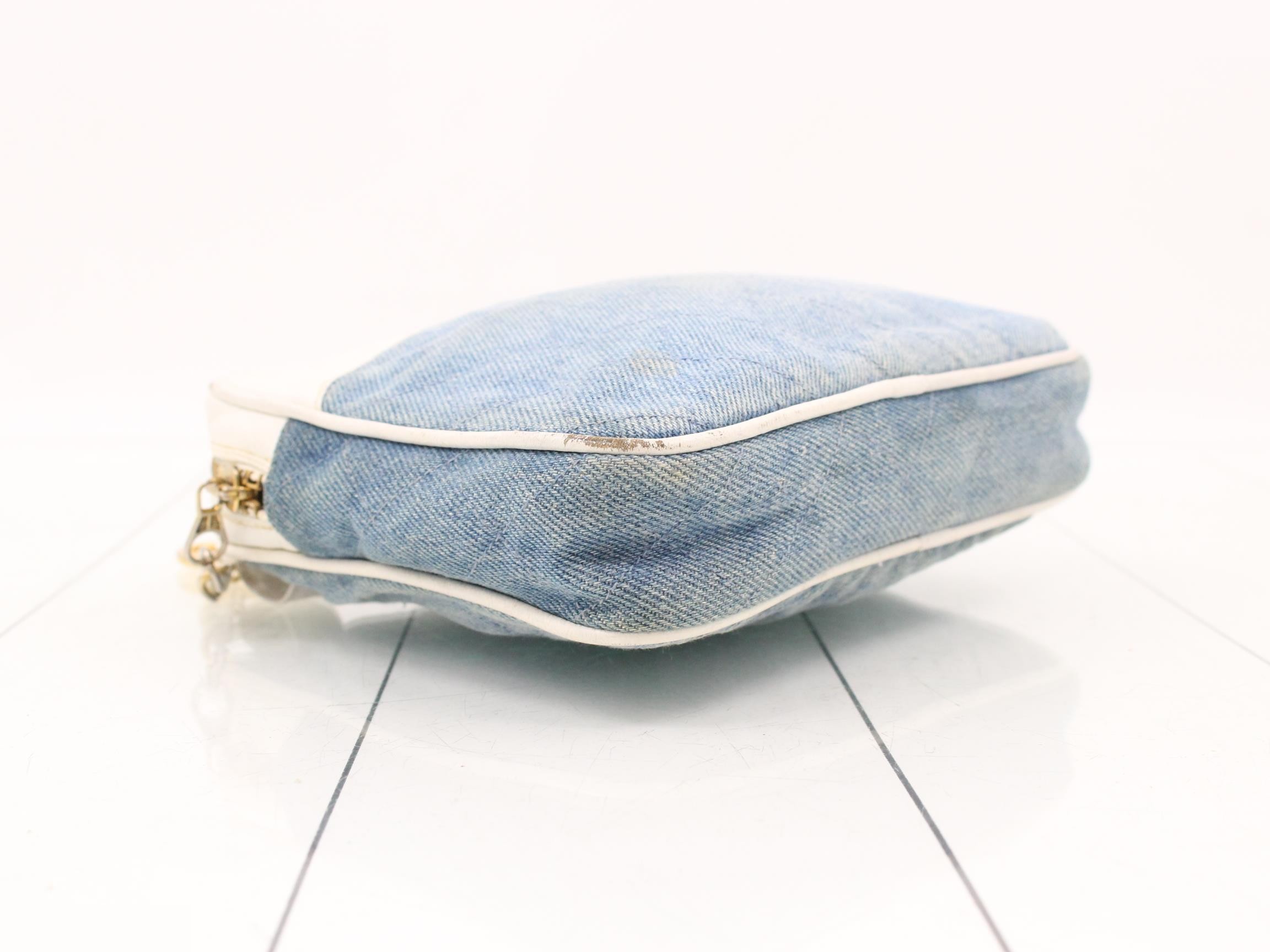 Waist bag, denim, Coco Mark, white — view 5